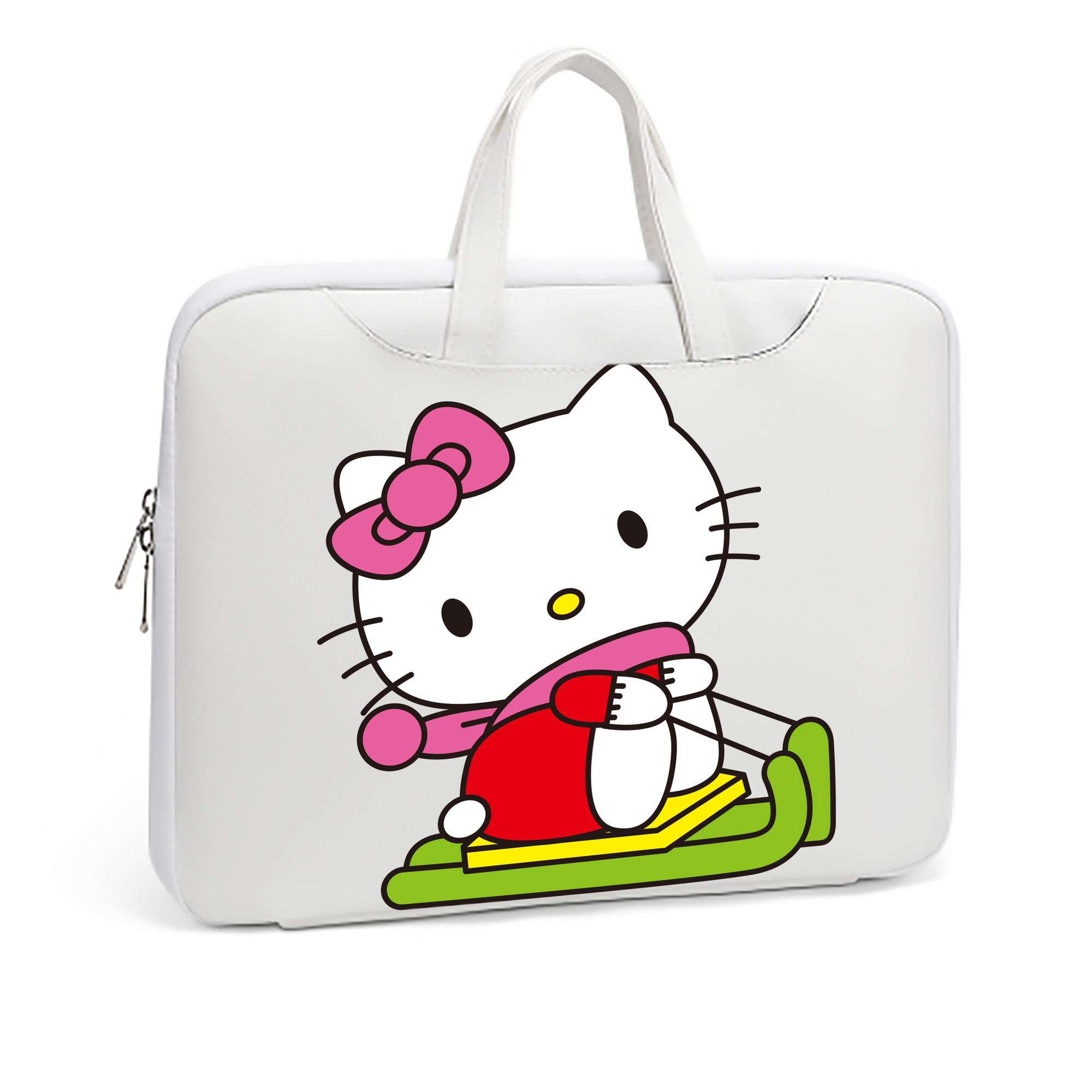 （画像用） Hello Kitty ハローキティ レザーラップトップバッグ　ノートパソコンケース