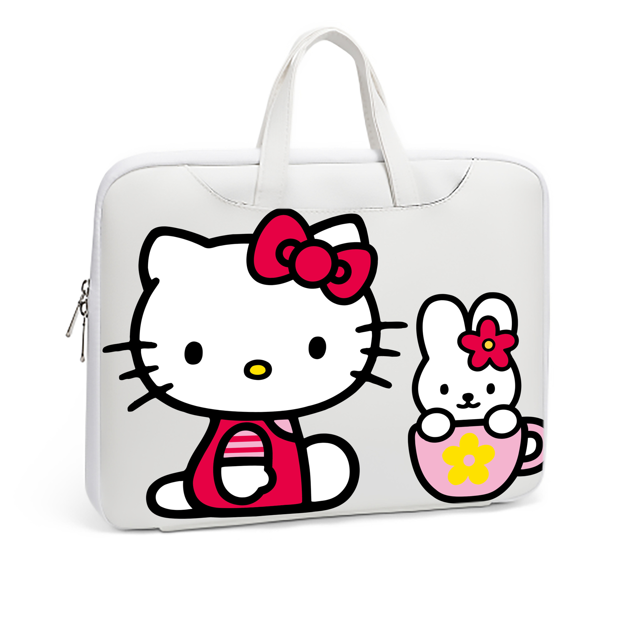（画像用） Hello Kitty ハローキティ レザーラップトップバッグ　ノートパソコンケース