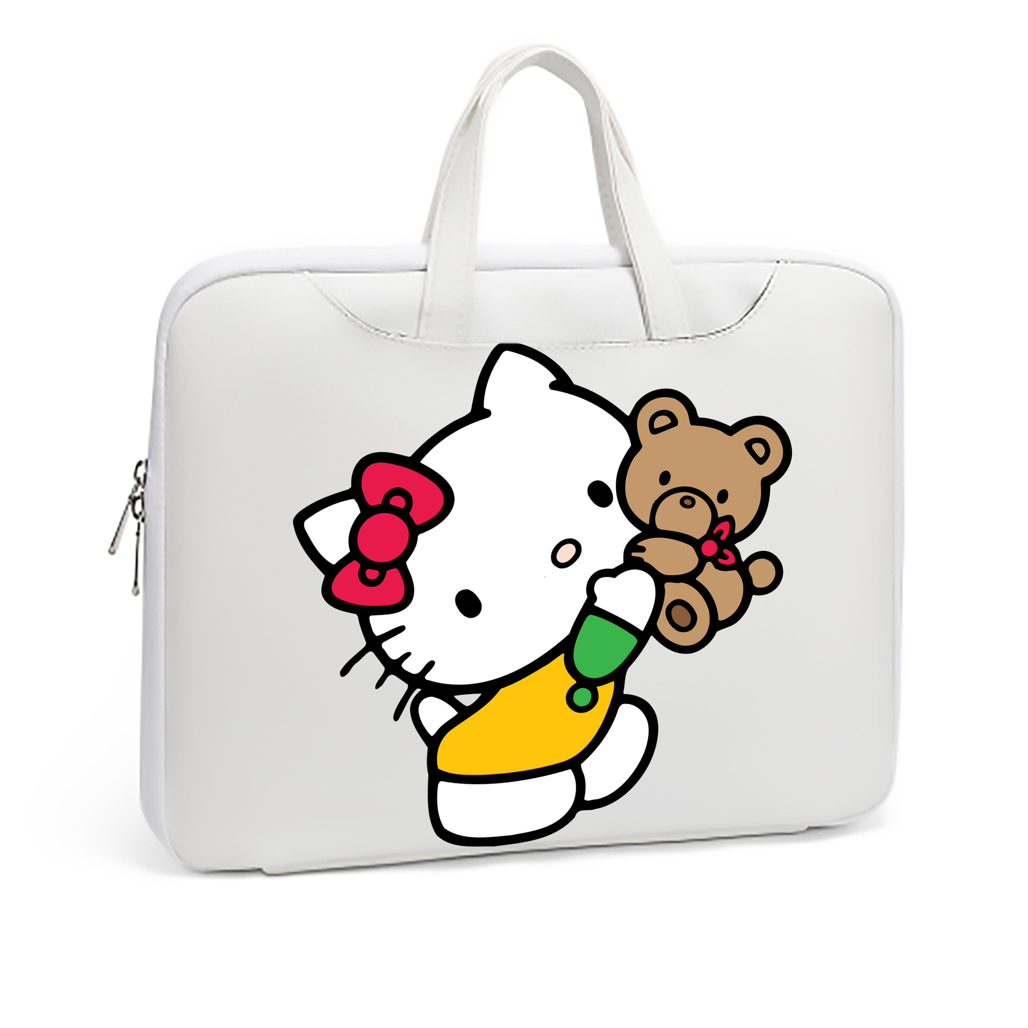 （画像用） Hello Kitty ハローキティ レザーラップトップバッグ　ノートパソコンケース
