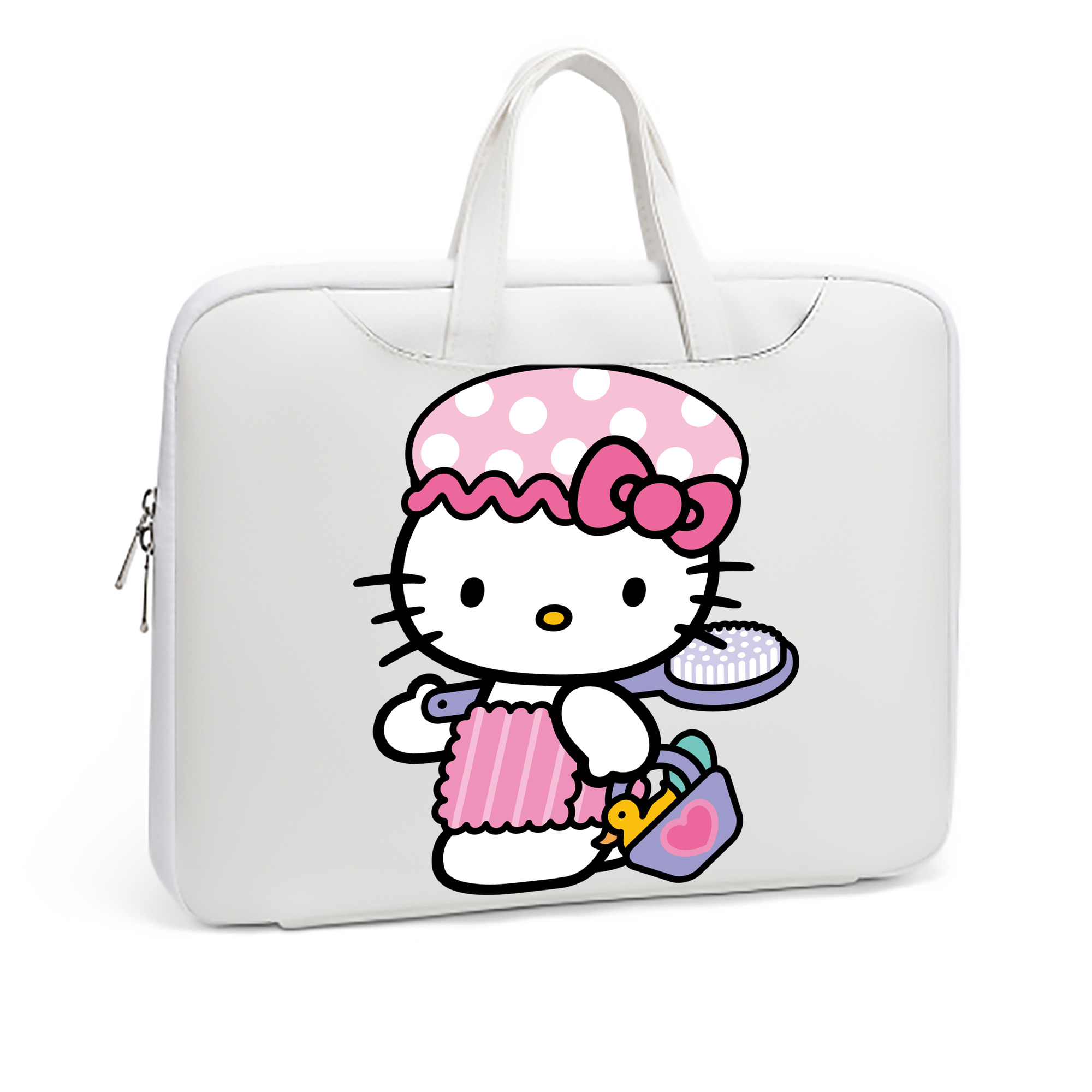 （画像用） Hello Kitty ハローキティ レザーラップトップバッグ　ノートパソコンケース