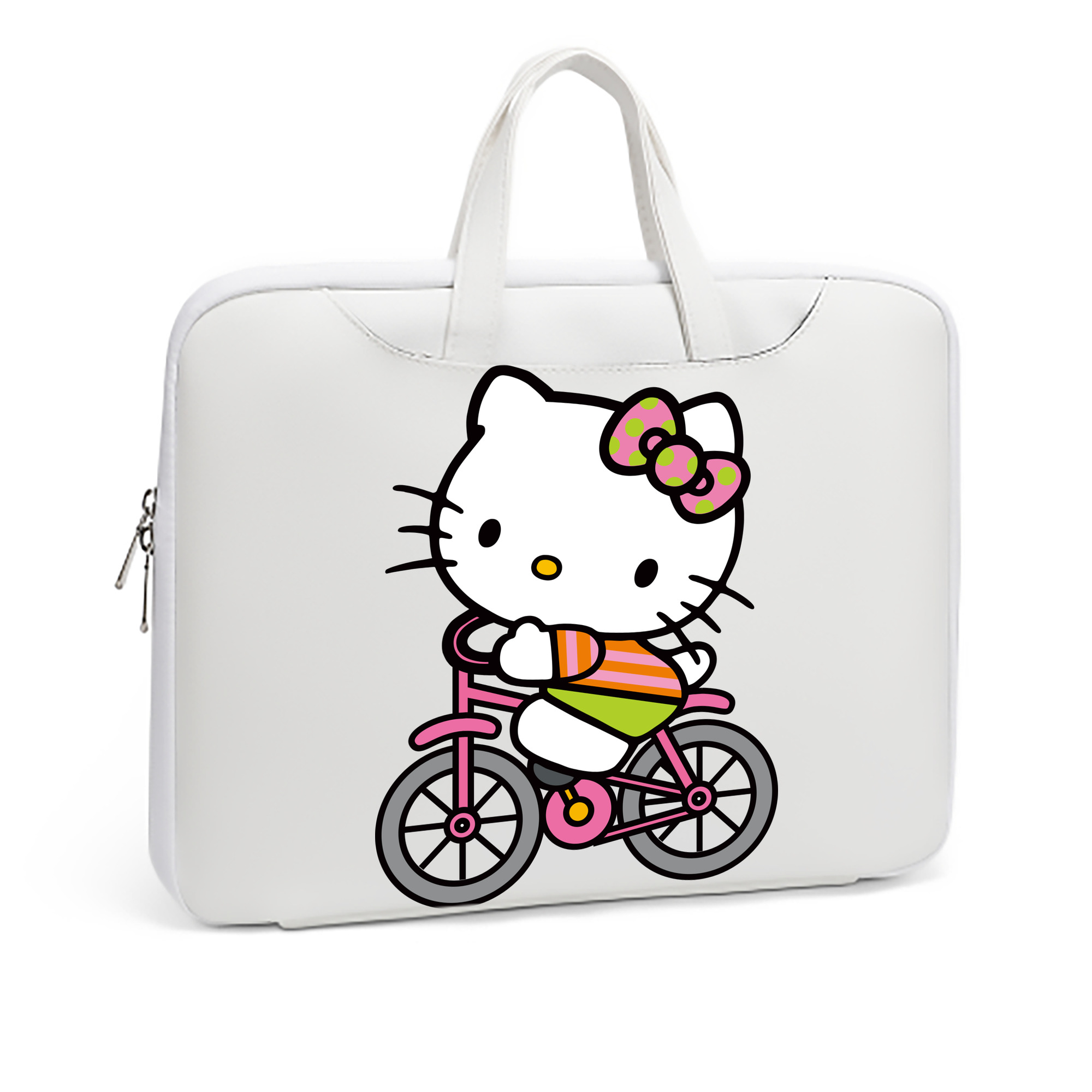 （画像用） Hello Kitty ハローキティ レザーラップトップバッグ　ノートパソコンケース