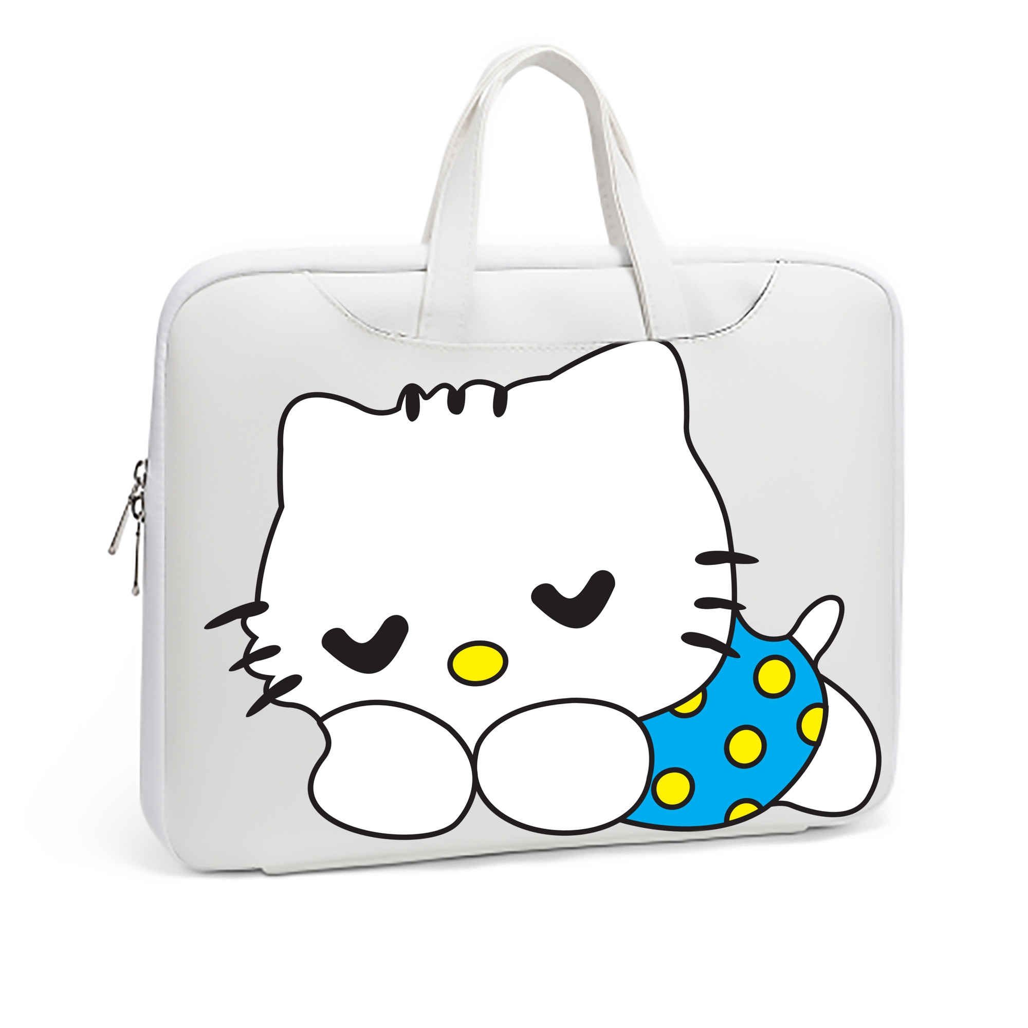 （画像用） Hello Kitty ハローキティ レザーラップトップバッグ　ノートパソコンケース