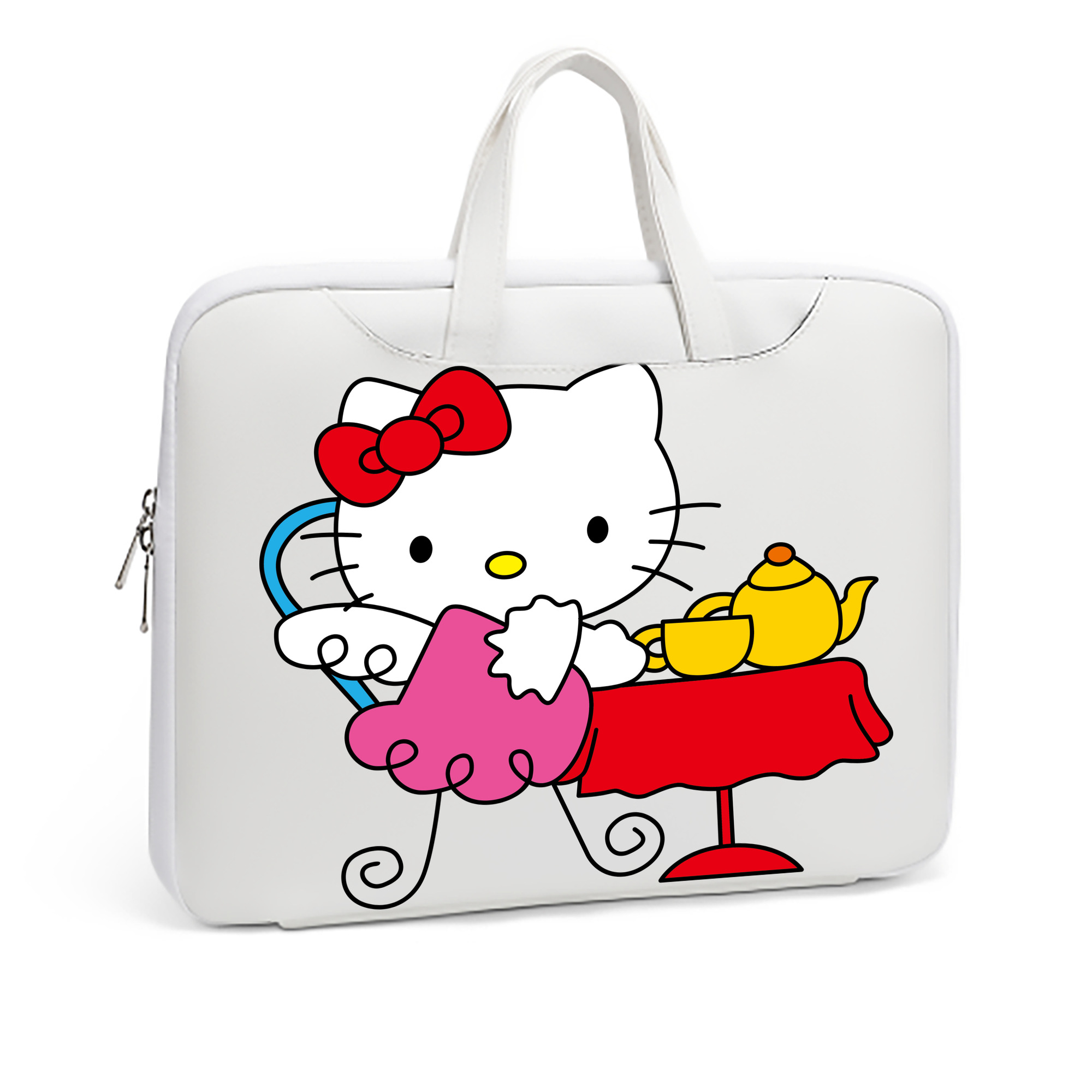（画像用） Hello Kitty ハローキティ レザーラップトップバッグ　ノートパソコンケース