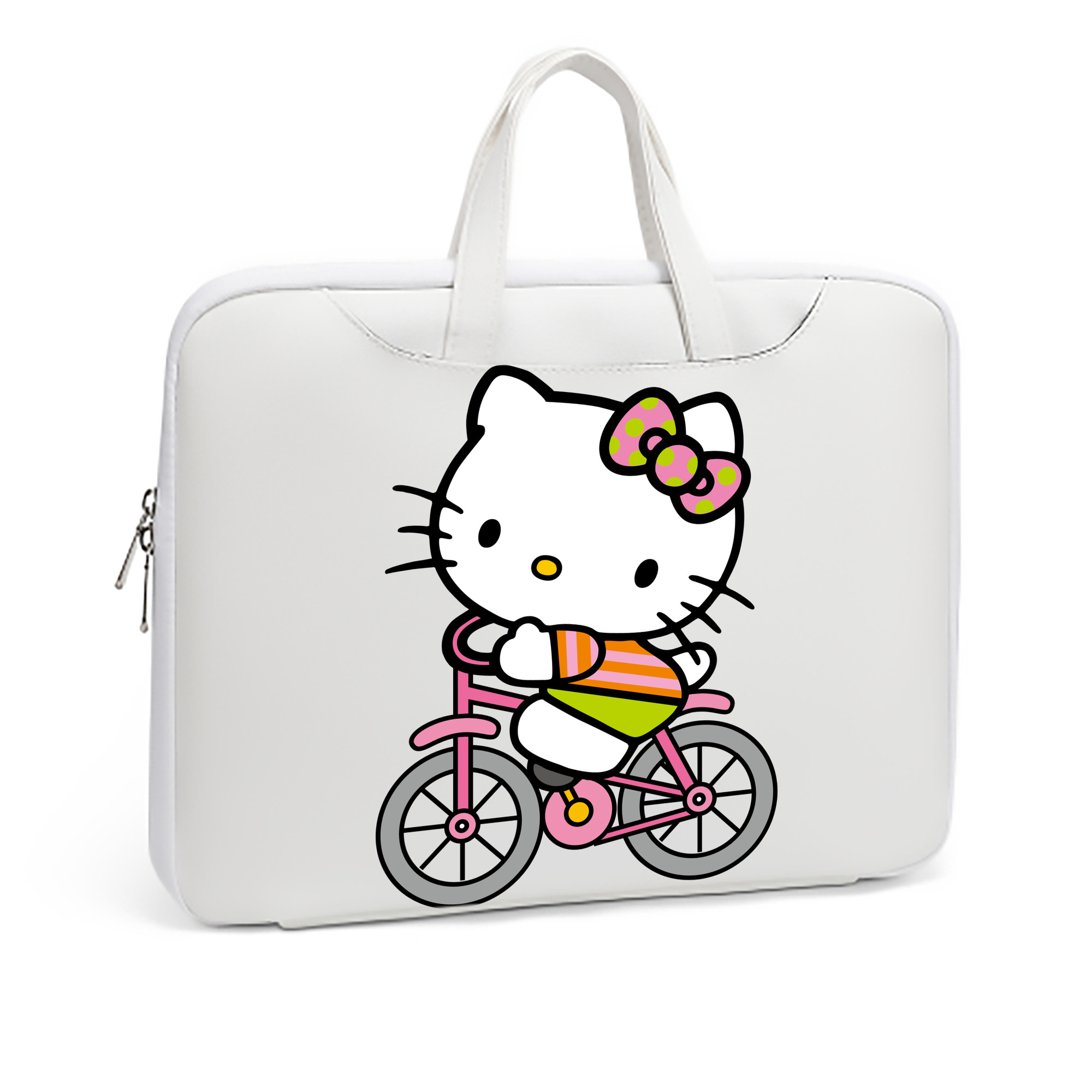（画像用） Hello Kitty ハローキティ レザーラップトップバッグ　ノートパソコンケース