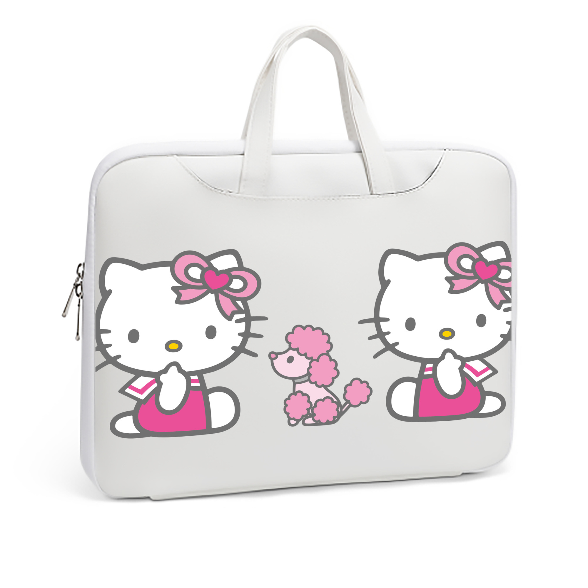 （画像用） Hello Kitty ハローキティ レザーラップトップバッグ　ノートパソコンケース