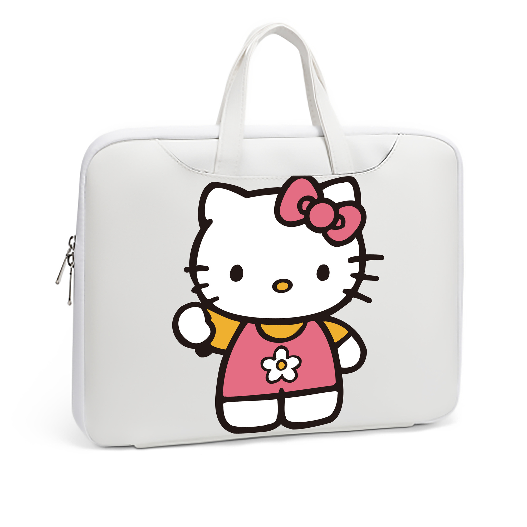 （画像用） Hello Kitty ハローキティ レザーラップトップバッグ　ノートパソコンケース