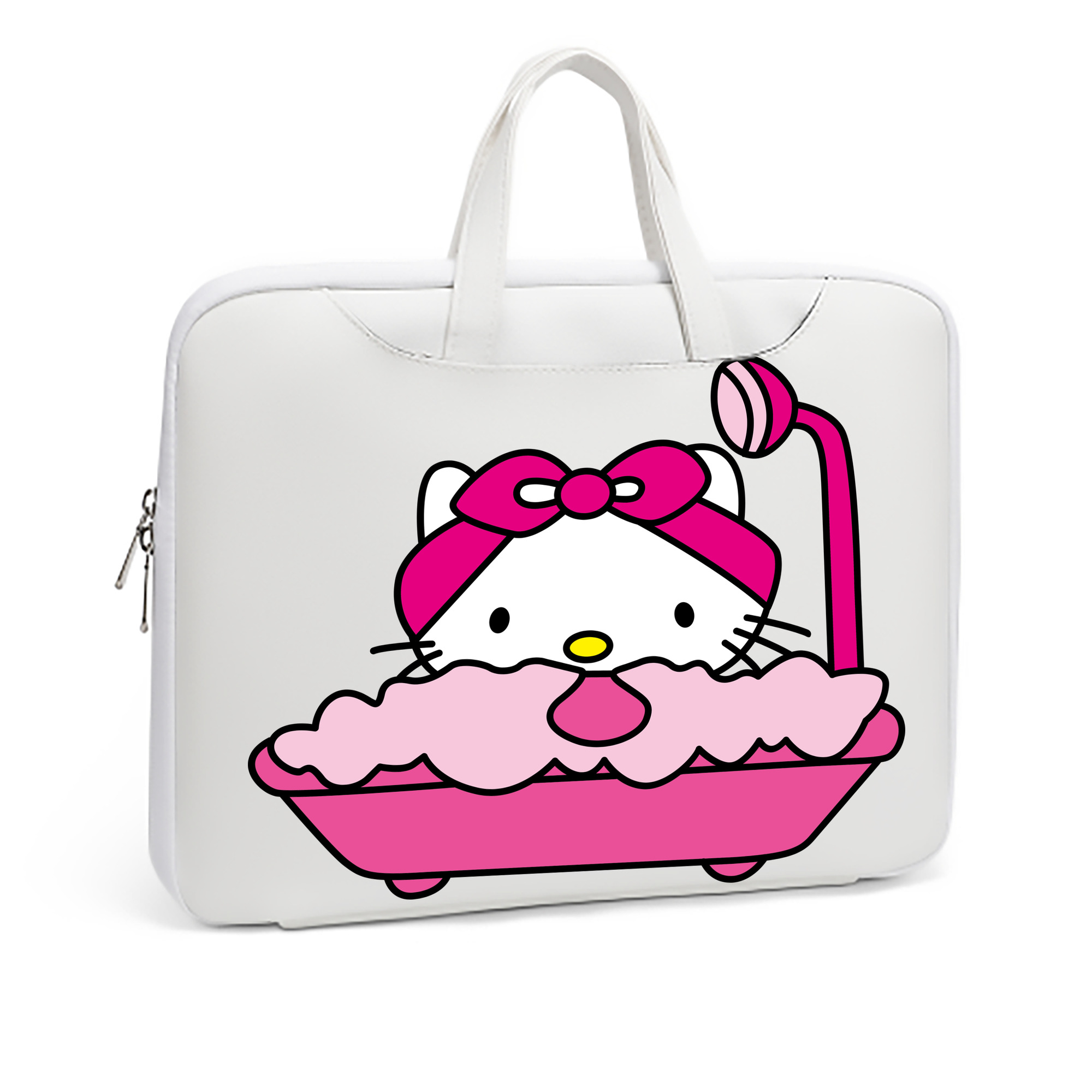 （画像用） Hello Kitty ハローキティ レザーラップトップバッグ　ノートパソコンケース