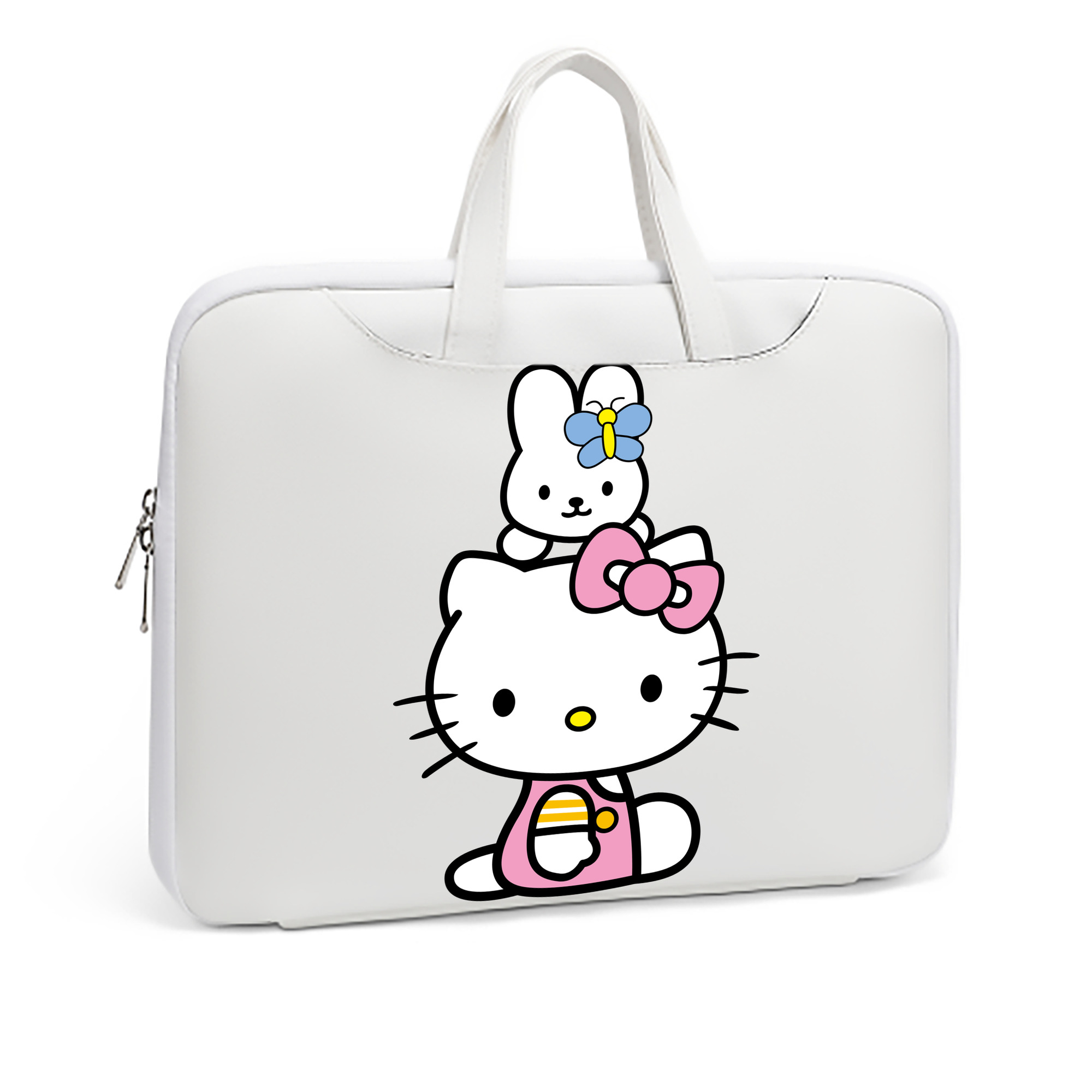 （画像用） Hello Kitty ハローキティ レザーラップトップバッグ　ノートパソコンケース