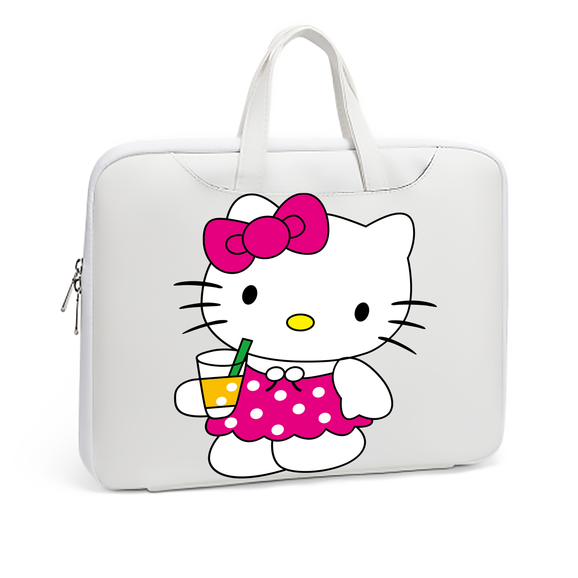 （画像用） Hello Kitty ハローキティ レザーラップトップバッグ　ノートパソコンケース