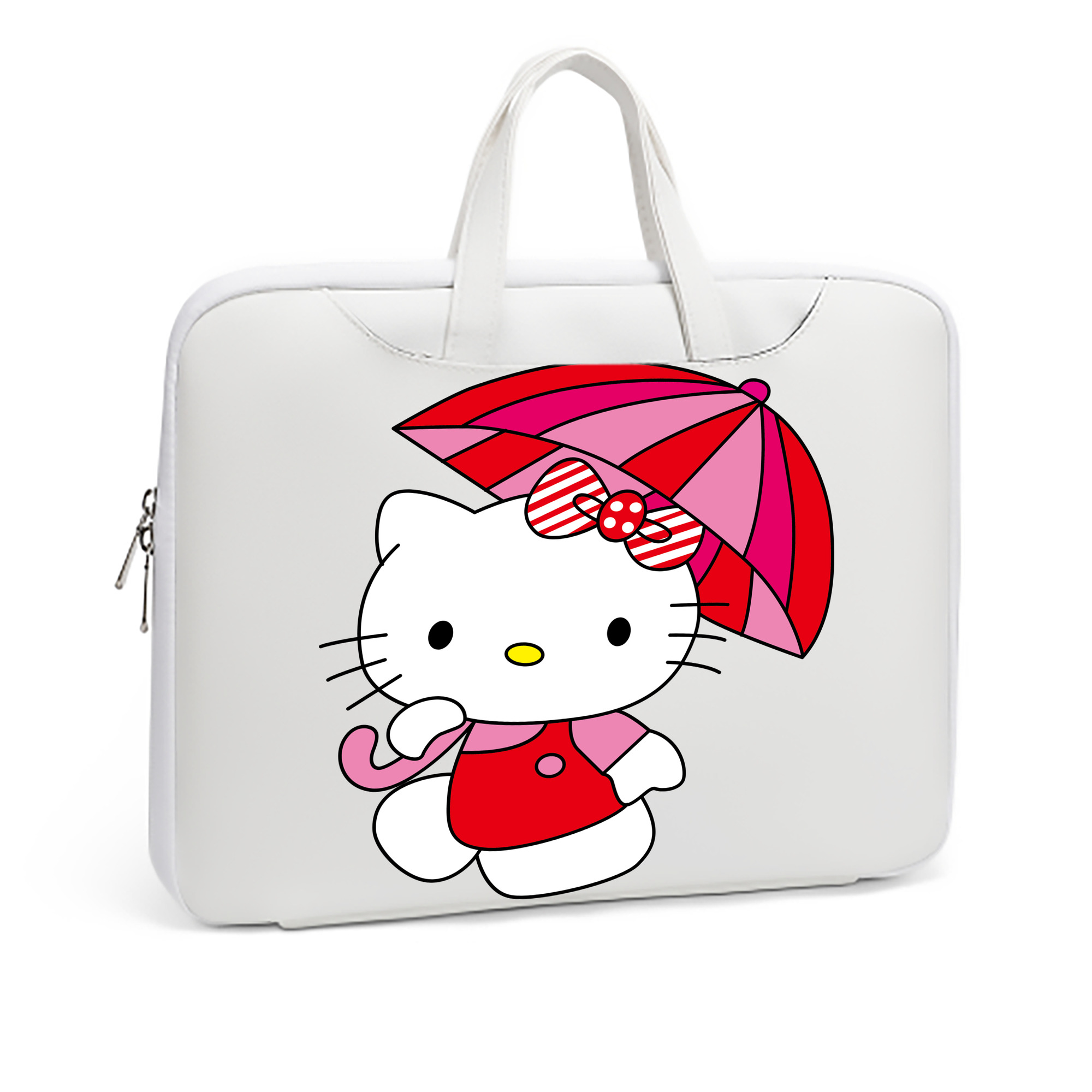 （画像用） Hello Kitty ハローキティ レザーラップトップバッグ　ノートパソコンケース
