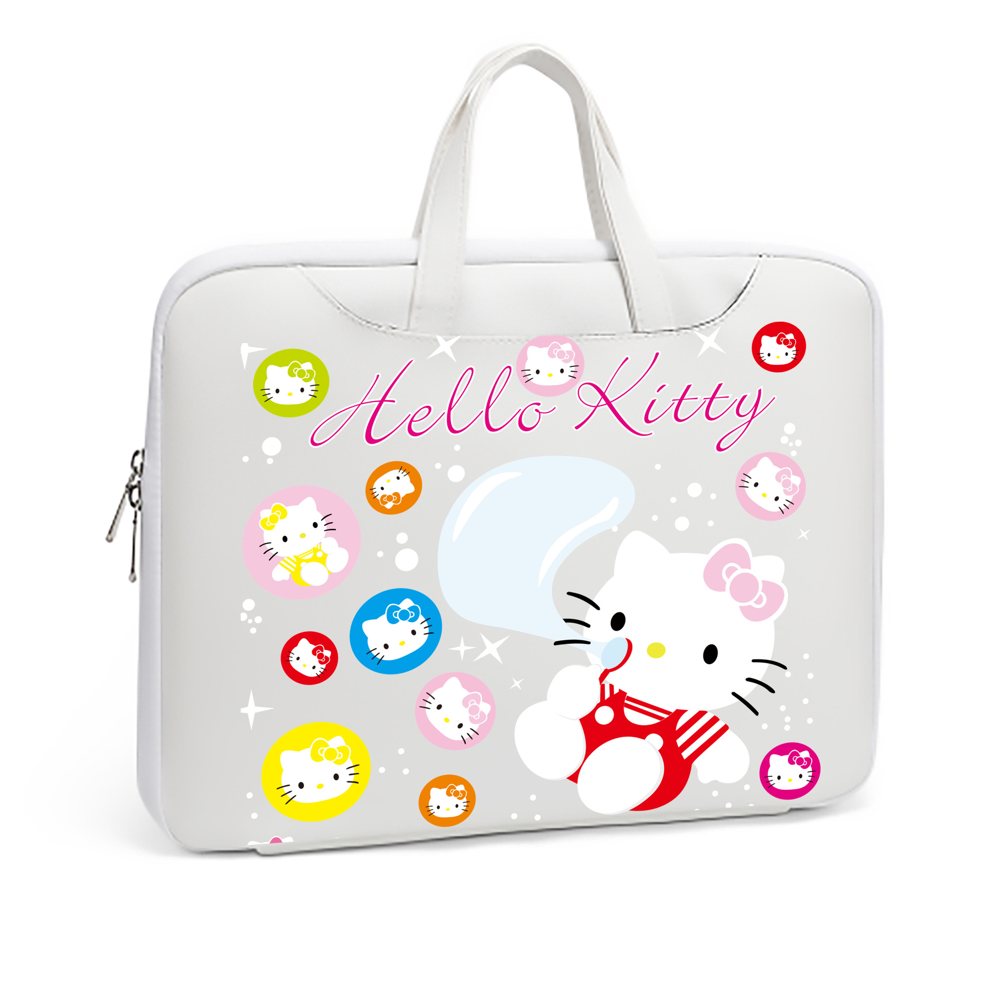 （画像用） Hello Kitty ハローキティ レザーラップトップバッグ　ノートパソコンケース