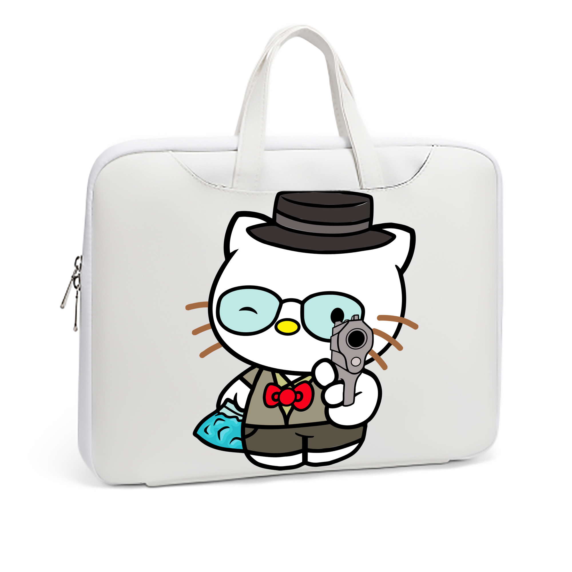 （画像用） Hello Kitty ハローキティ レザーラップトップバッグ　ノートパソコンケース