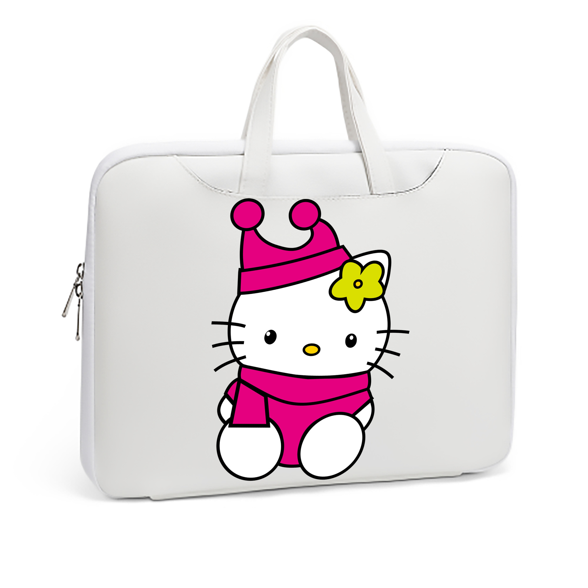 （画像用） Hello Kitty ハローキティ レザーラップトップバッグ　ノートパソコンケース