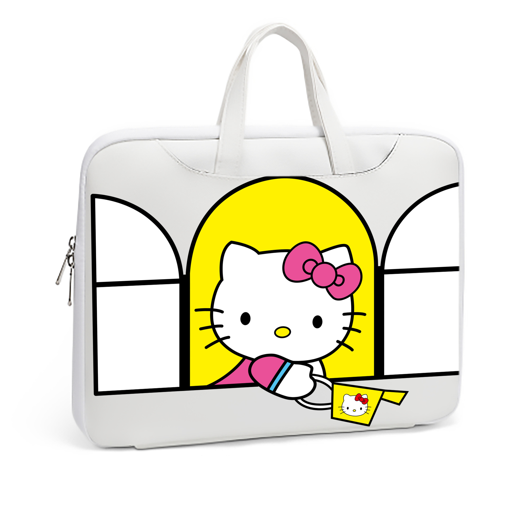 （画像用） Hello Kitty ハローキティ レザーラップトップバッグ　ノートパソコンケース