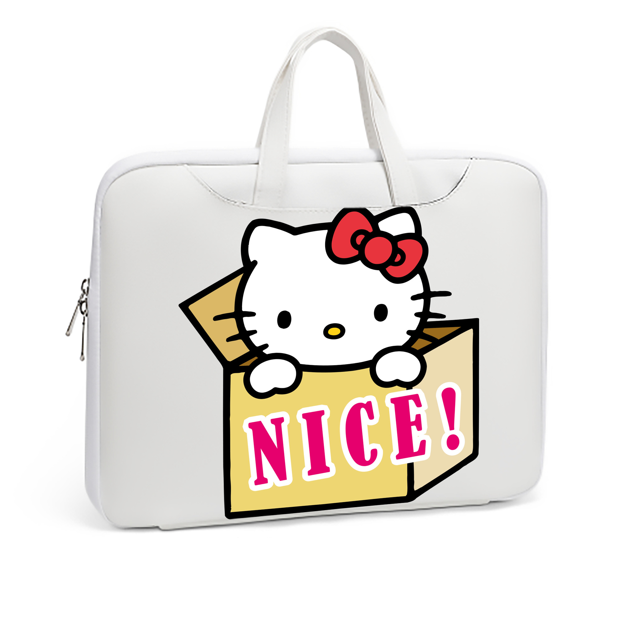 （画像用） Hello Kitty ハローキティ レザーラップトップバッグ　ノートパソコンケース