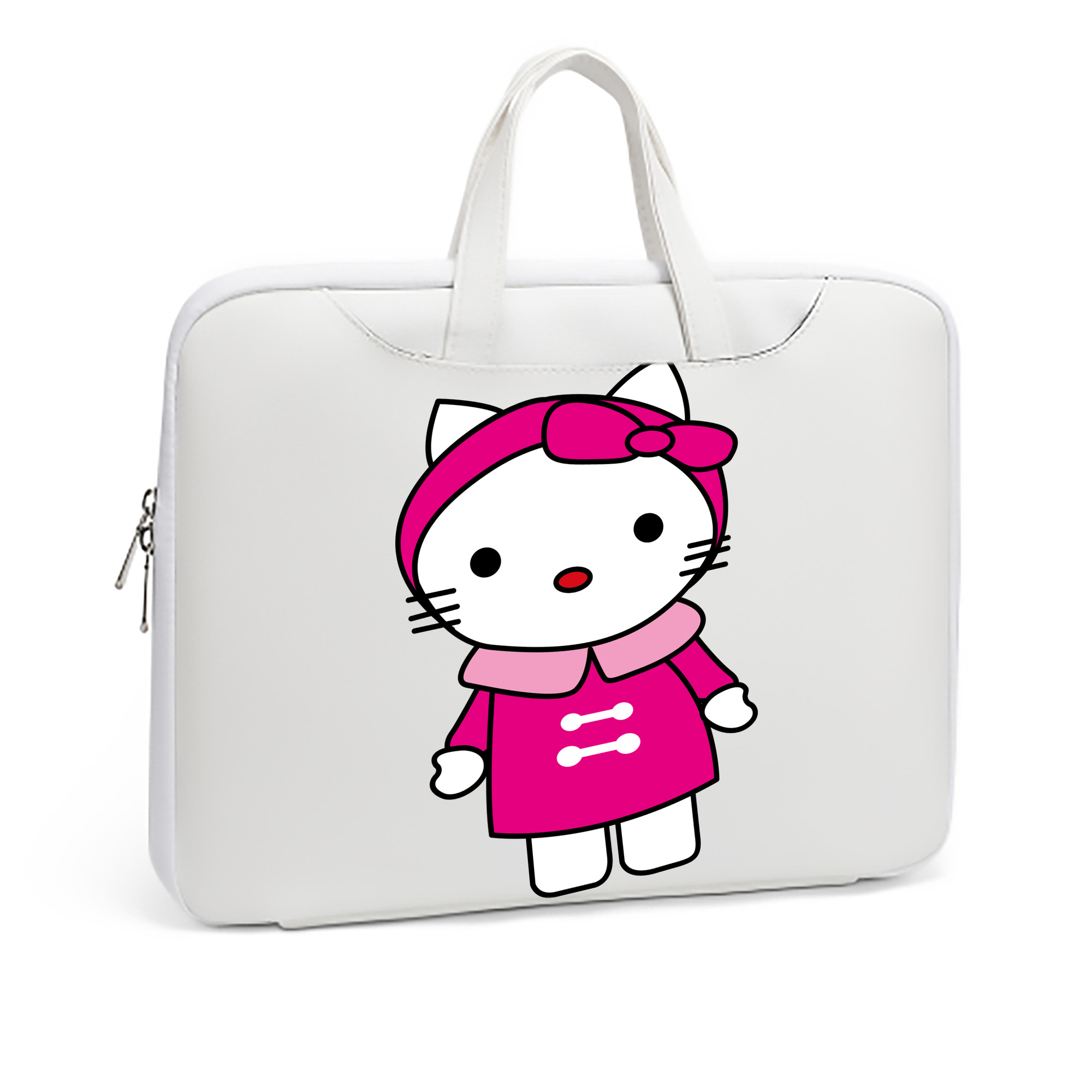 （画像用） Hello Kitty ハローキティ レザーラップトップバッグ　ノートパソコンケース