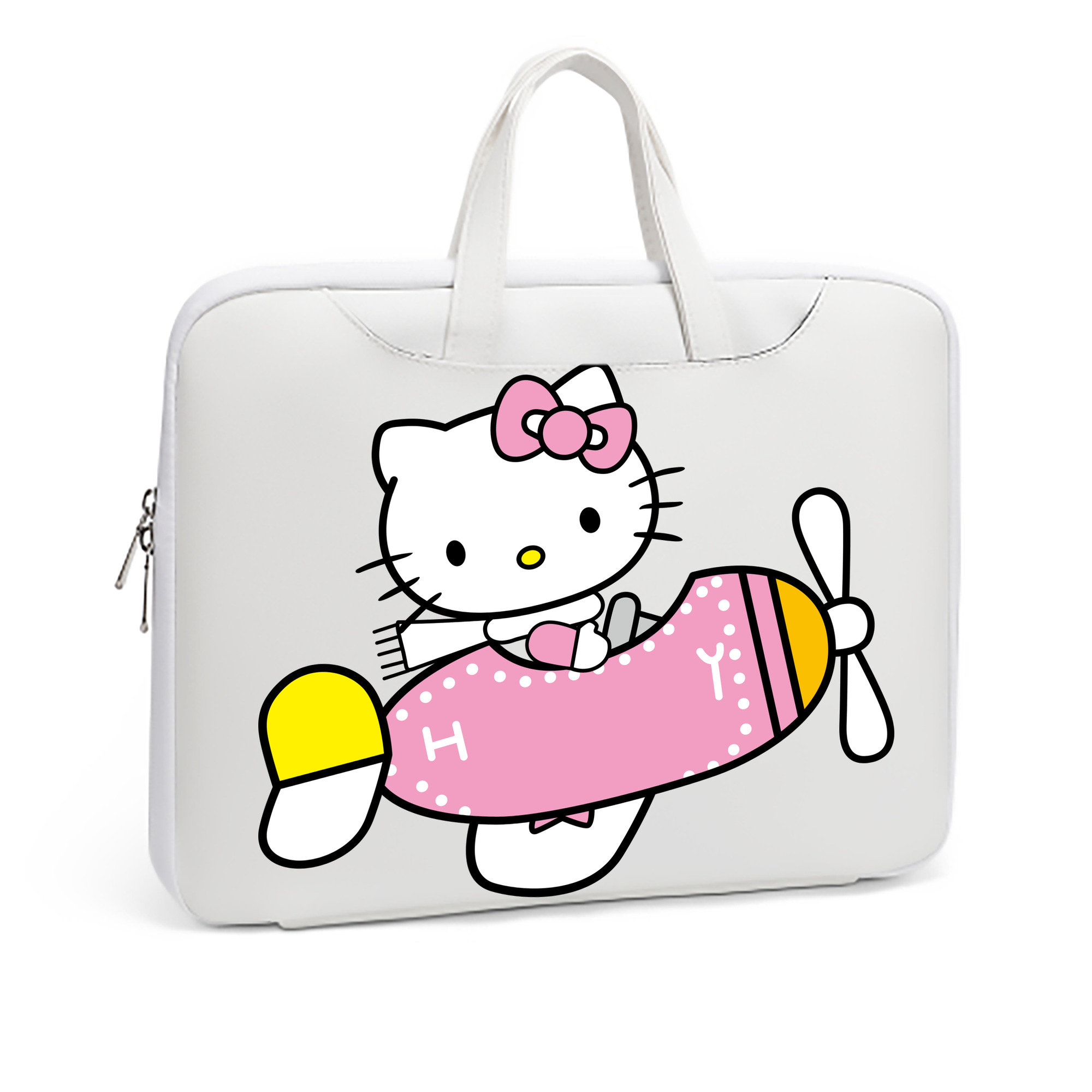 （画像用） Hello Kitty ハローキティ レザーラップトップバッグ　ノートパソコンケース