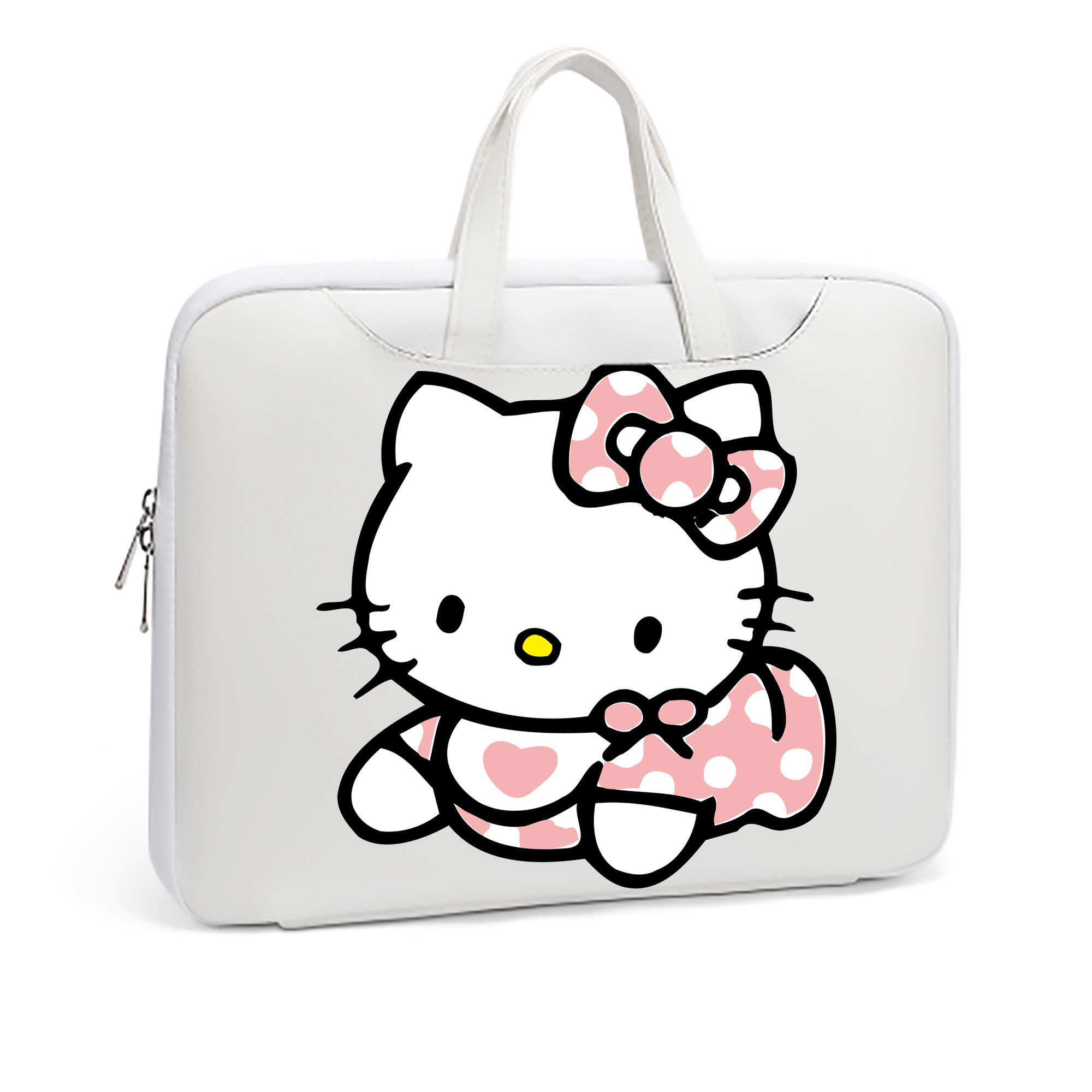 （画像用） Hello Kitty ハローキティ レザーラップトップバッグ　ノートパソコンケース
