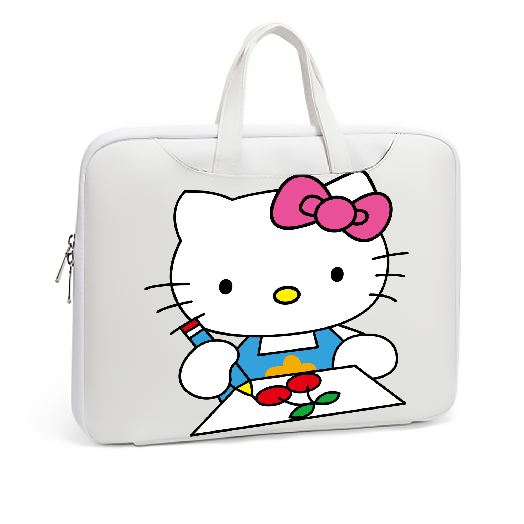 （画像用） Hello Kitty ハローキティ レザーラップトップバッグ　ノートパソコンケース
