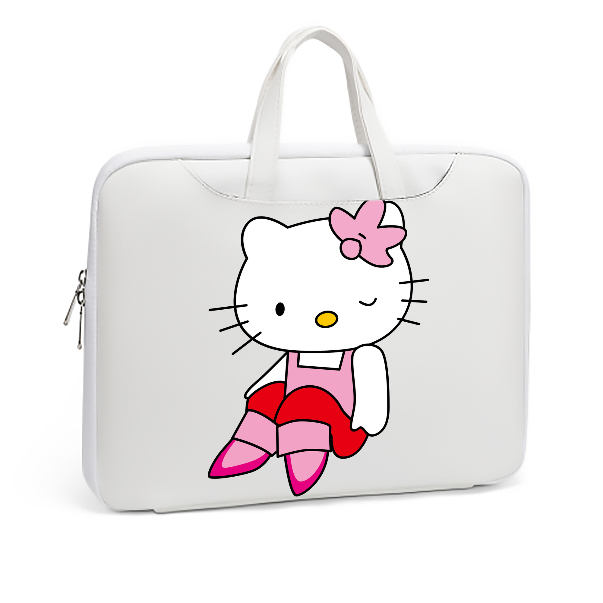 （画像用） Hello Kitty ハローキティ レザーラップトップバッグ　ノートパソコンケース