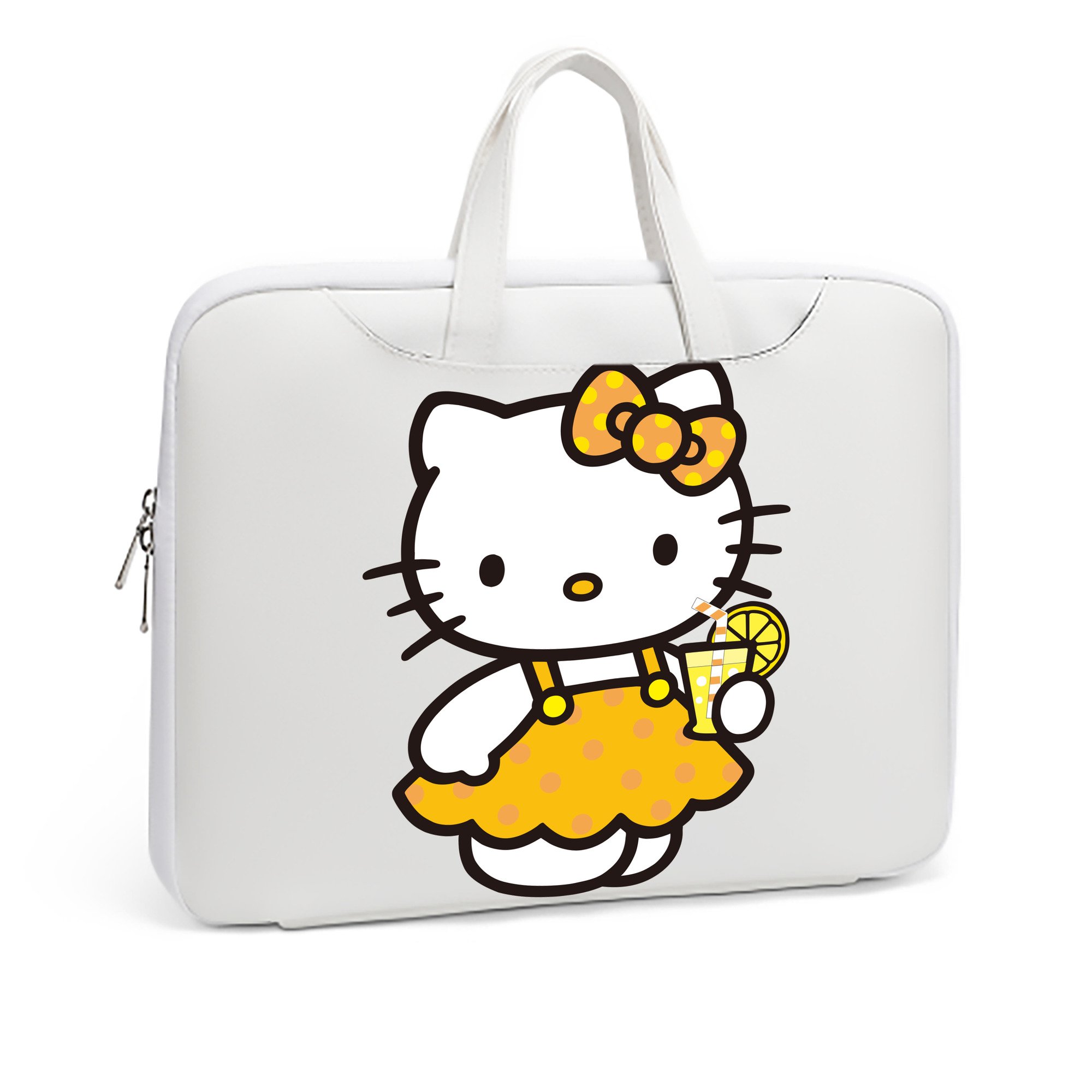 （画像用） Hello Kitty ハローキティ レザーラップトップバッグ　ノートパソコンケース