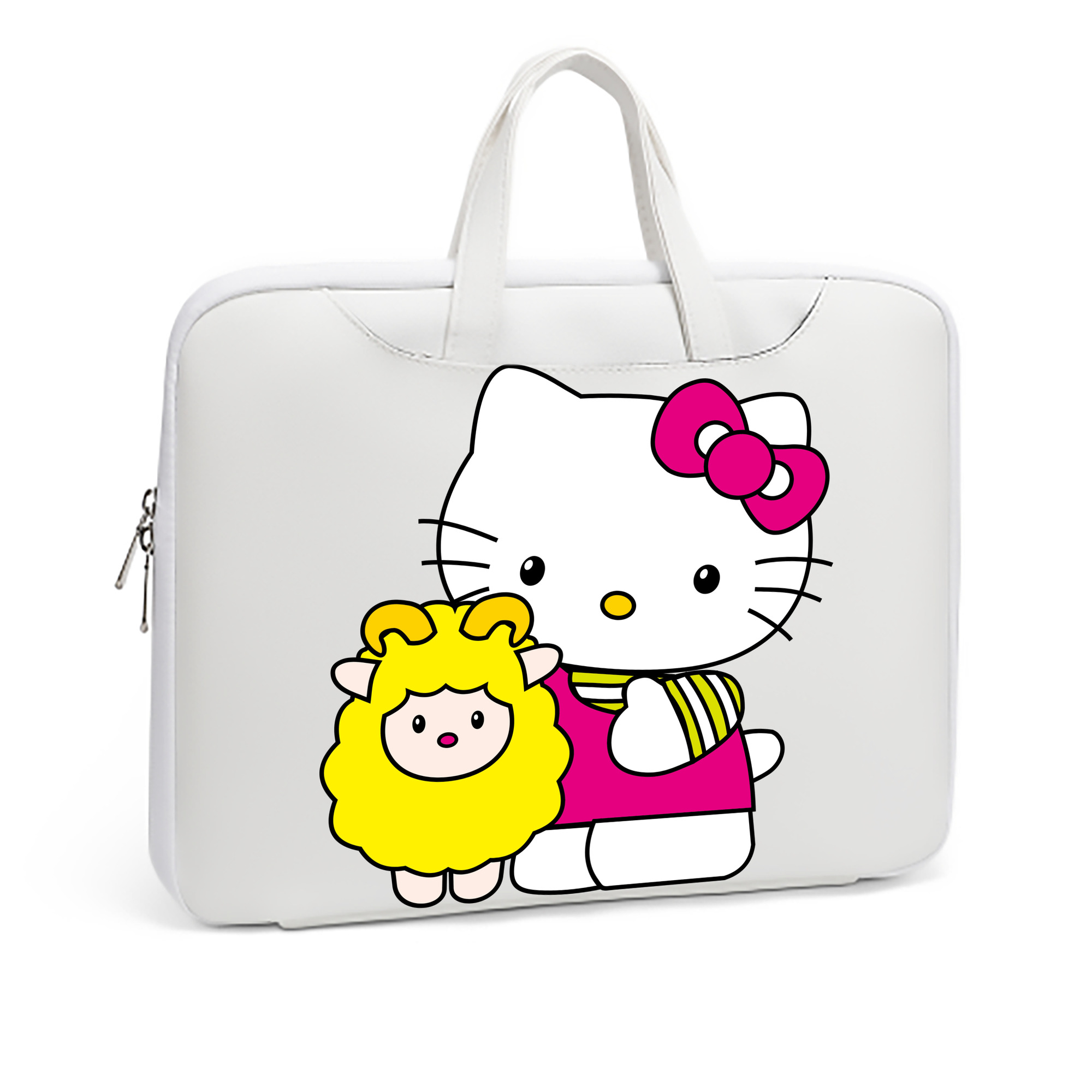 （画像用） Hello Kitty ハローキティ レザーラップトップバッグ　ノートパソコンケース
