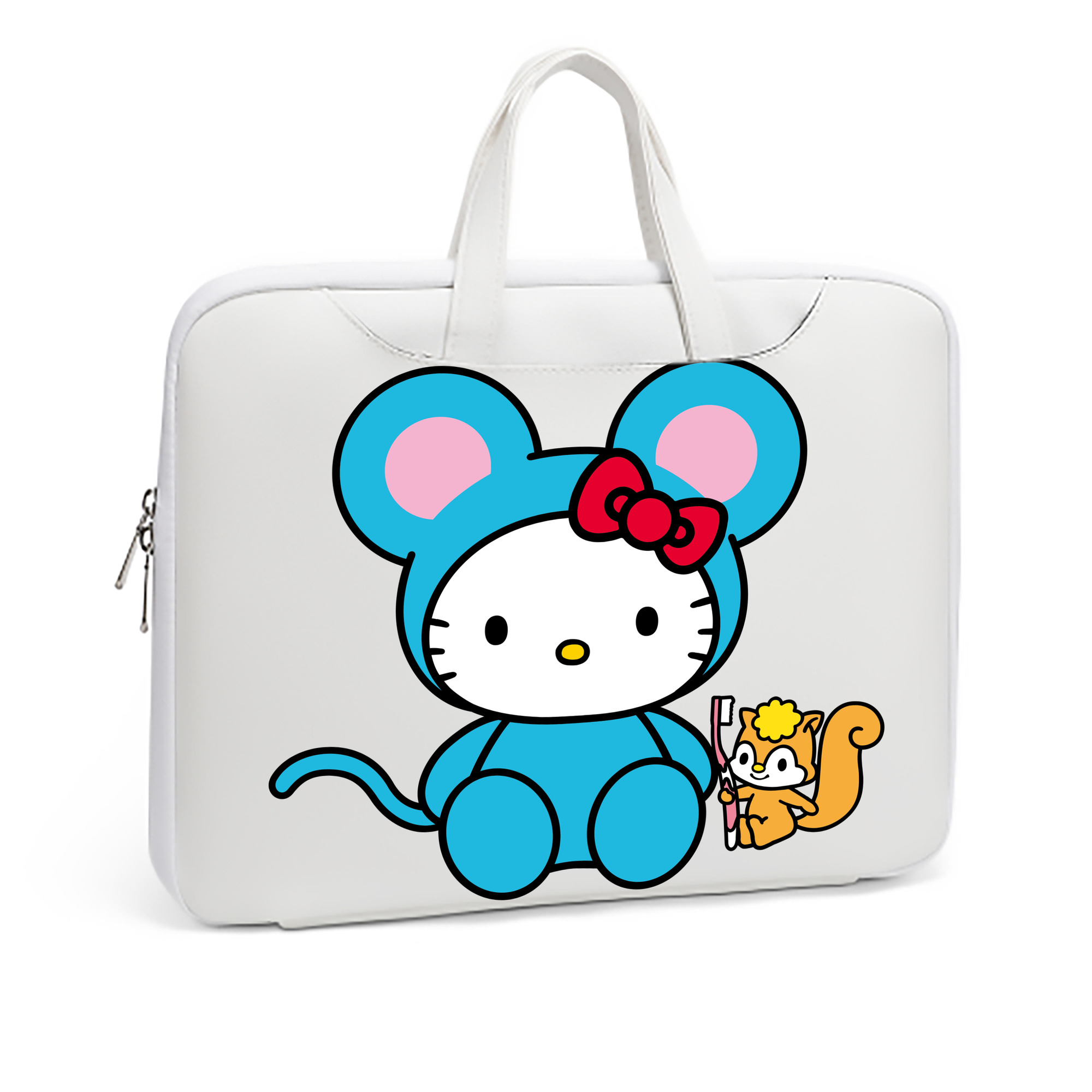 （画像用） Hello Kitty ハローキティ レザーラップトップバッグ　ノートパソコンケース