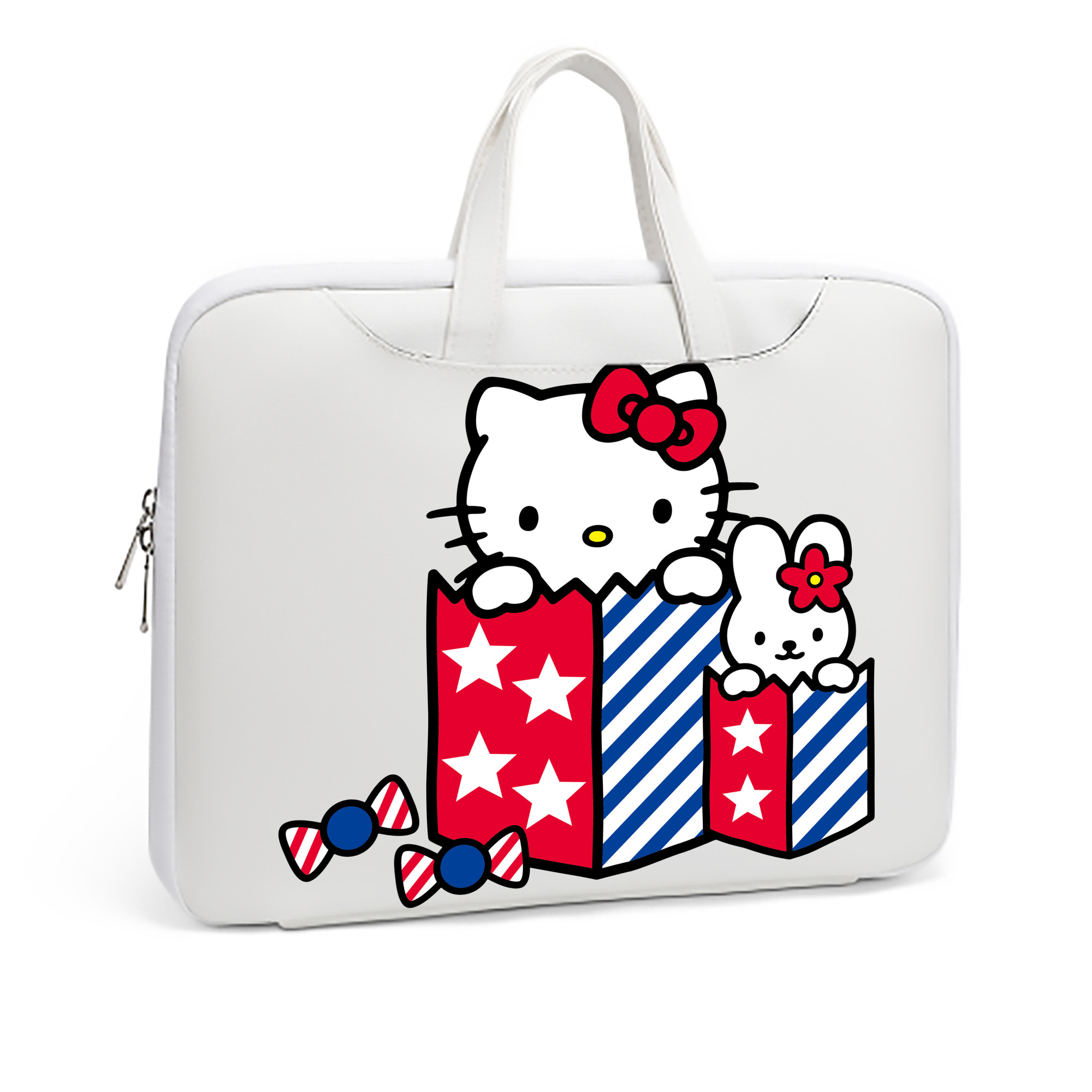 （画像用） Hello Kitty ハローキティ レザーラップトップバッグ　ノートパソコンケース