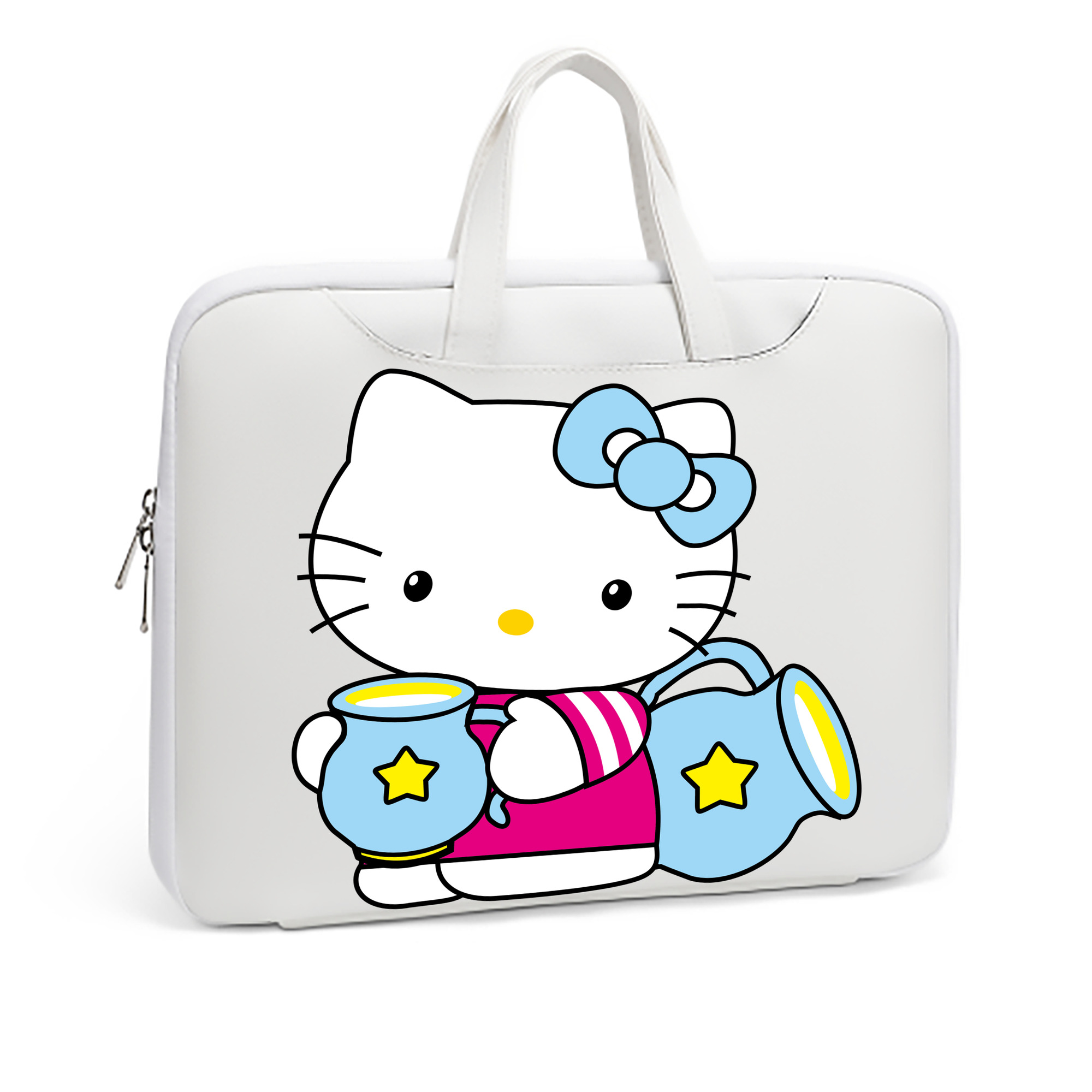 （画像用） Hello Kitty ハローキティ レザーラップトップバッグ　ノートパソコンケース