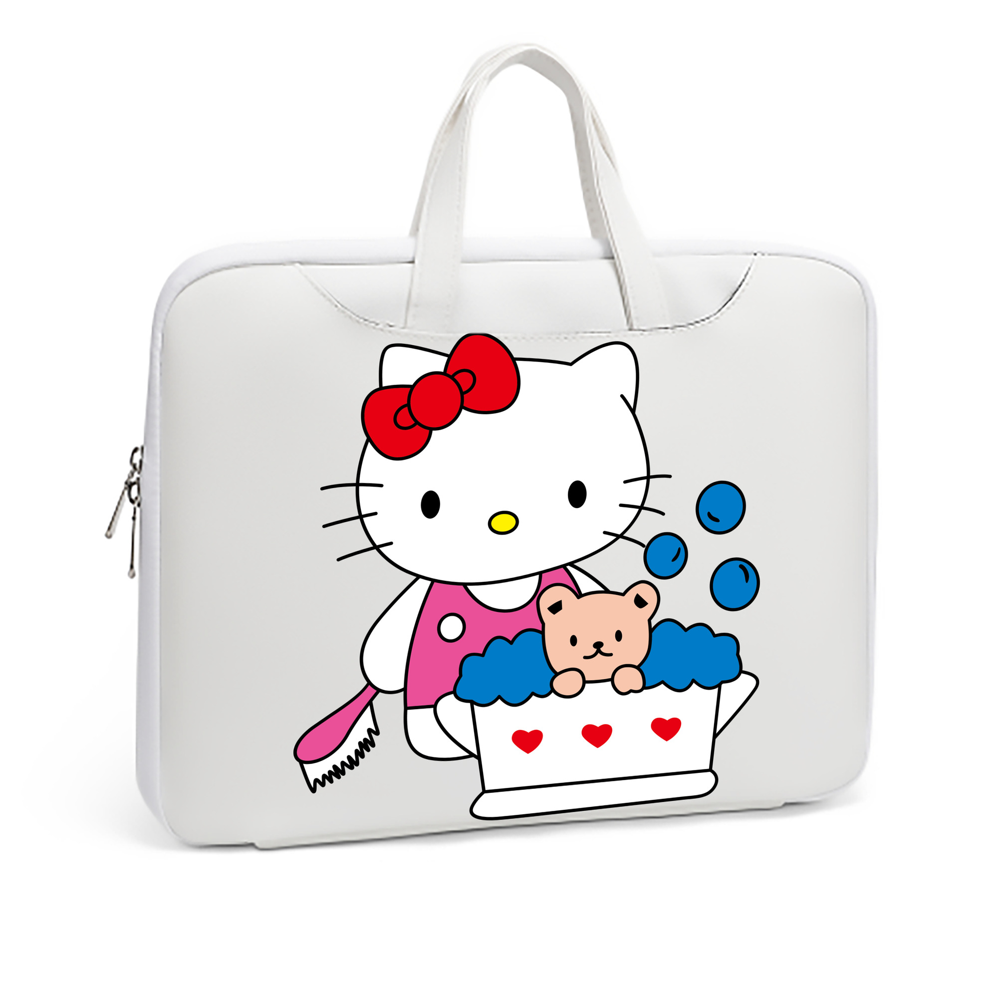 （画像用） Hello Kitty ハローキティ レザーラップトップバッグ　ノートパソコンケース