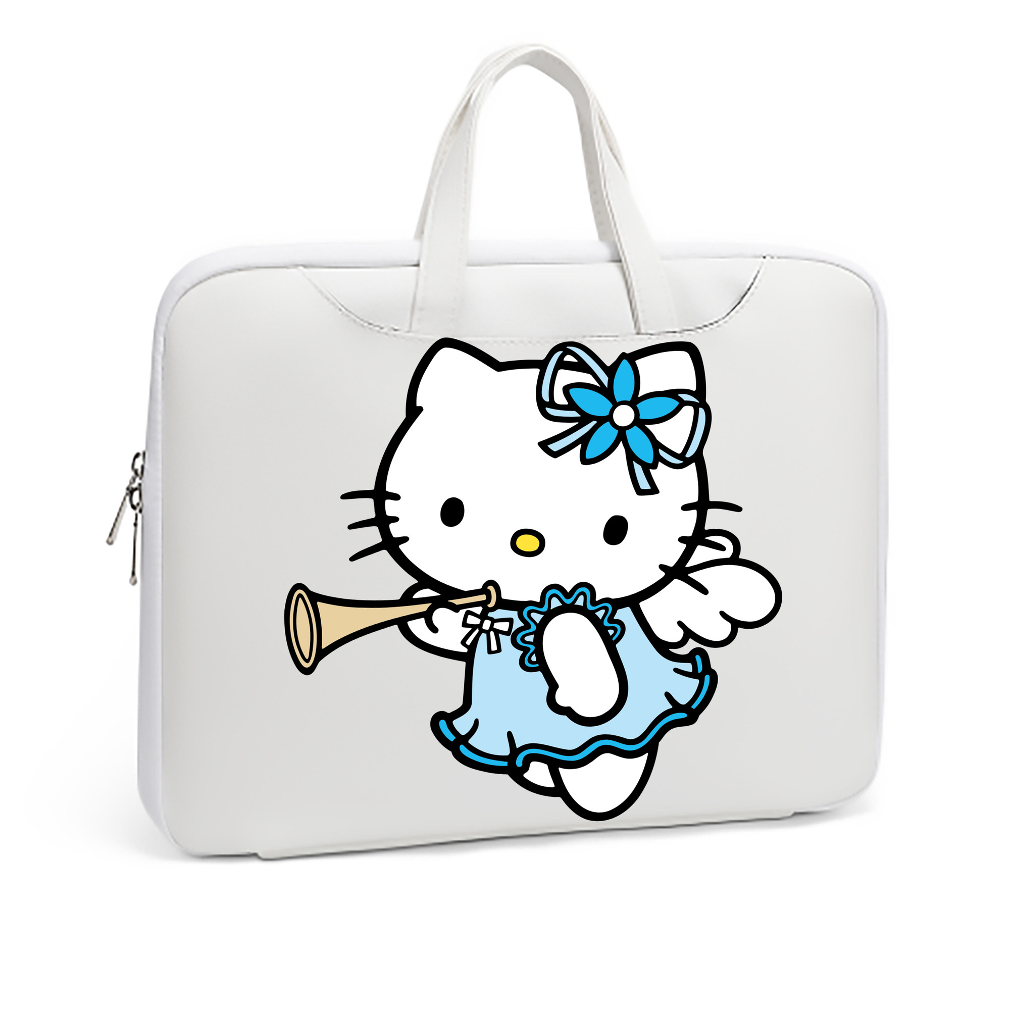 （画像用） Hello Kitty ハローキティ レザーラップトップバッグ　ノートパソコンケース