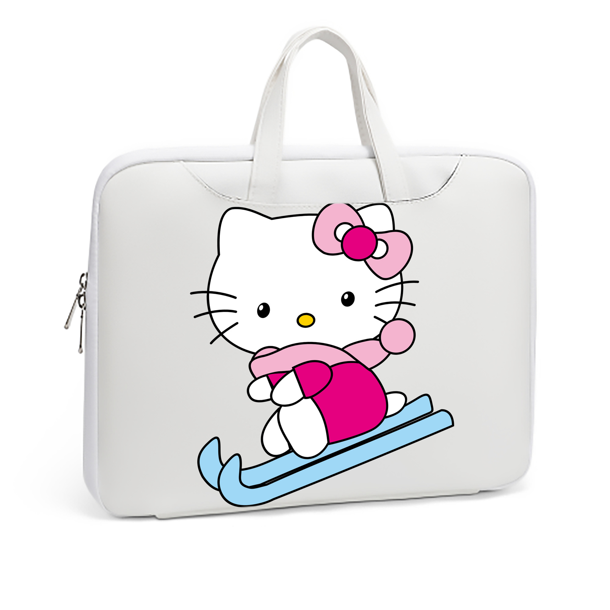 （画像用） Hello Kitty ハローキティ レザーラップトップバッグ　ノートパソコンケース