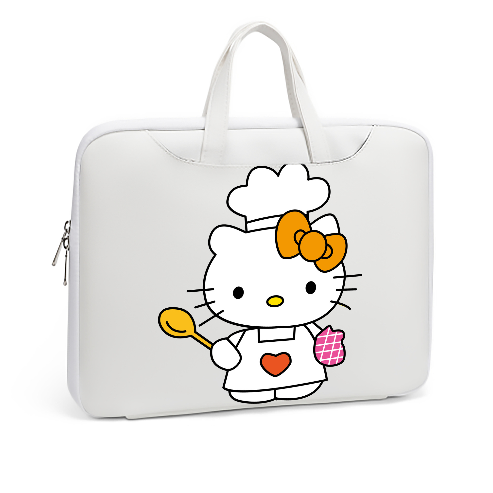 （画像用） Hello Kitty ハローキティ レザーラップトップバッグ　ノートパソコンケース