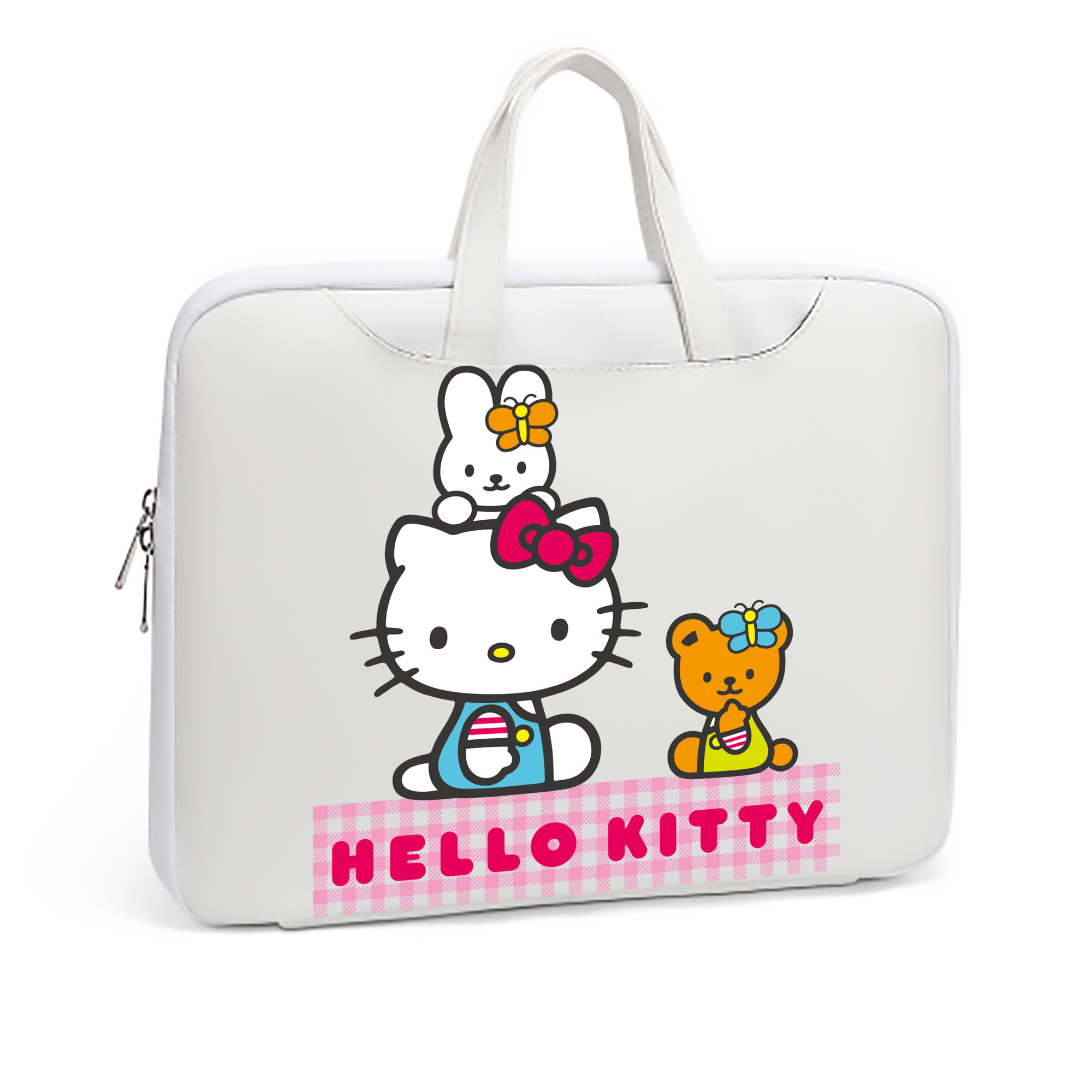 （画像用） Hello Kitty ハローキティ レザーラップトップバッグ　ノートパソコンケース