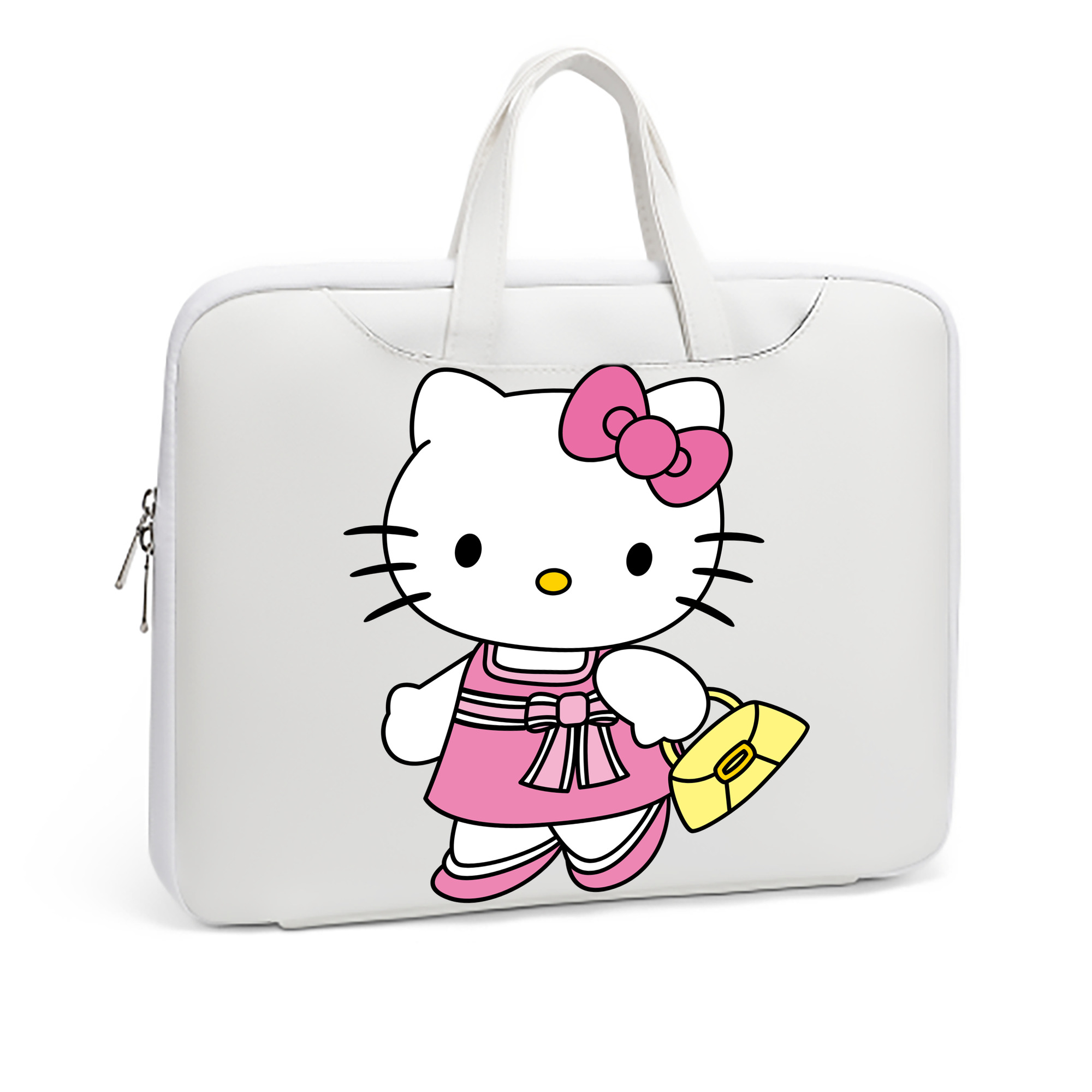 （画像用） Hello Kitty ハローキティ レザーラップトップバッグ　ノートパソコンケース
