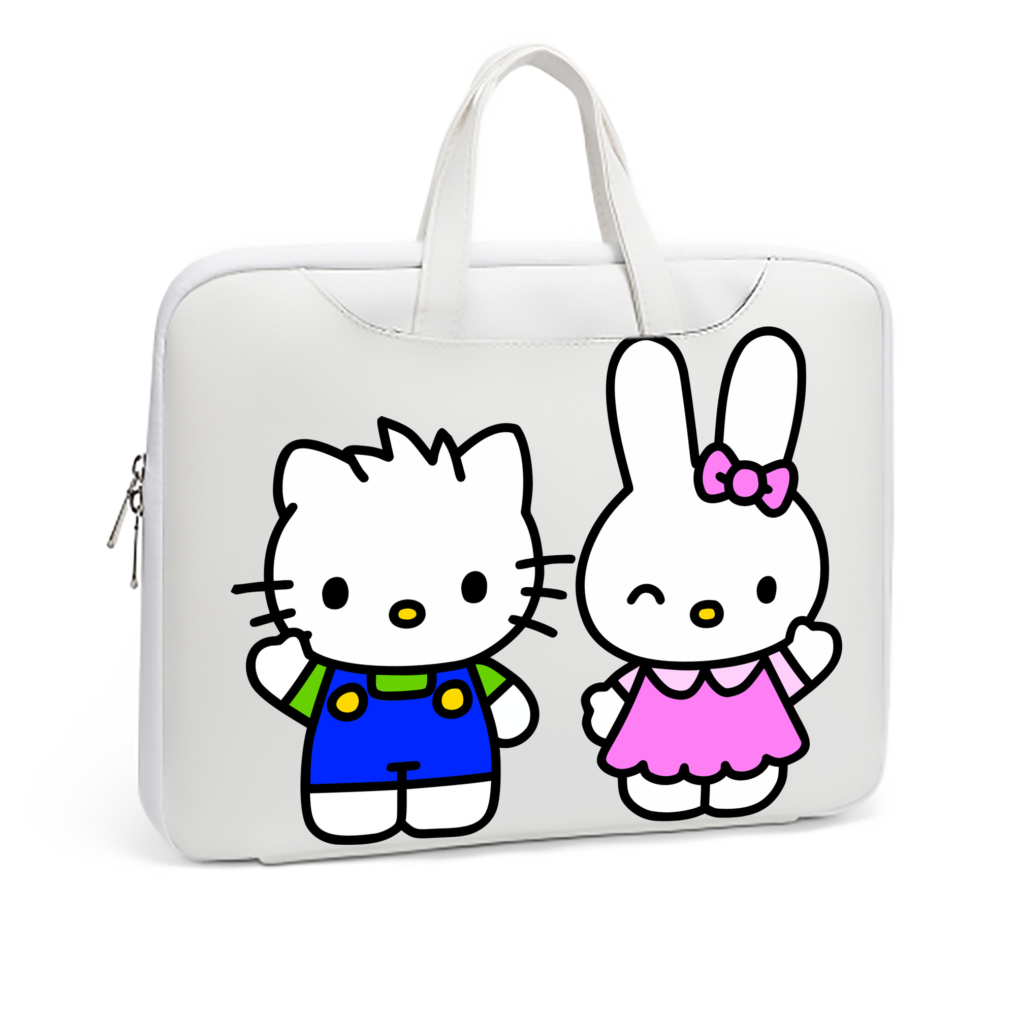 （画像用） Hello Kitty ハローキティ レザーラップトップバッグ　ノートパソコンケース