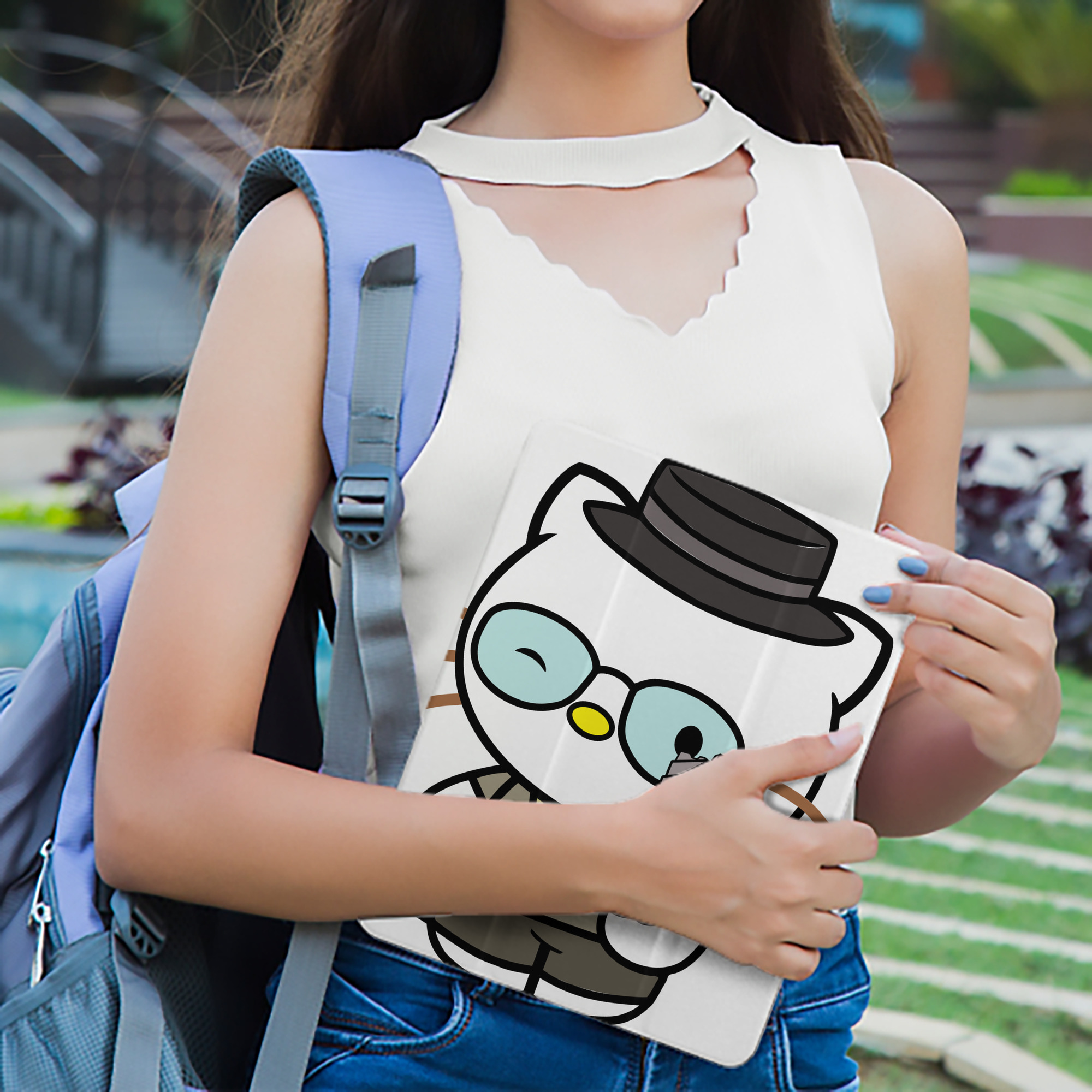 Hello Kitty ハローキティ IPad ケース ペン収納付き 三つ折りスタンド PUレザー×シリコン 対応機種9.5/10.5/10.9インチ