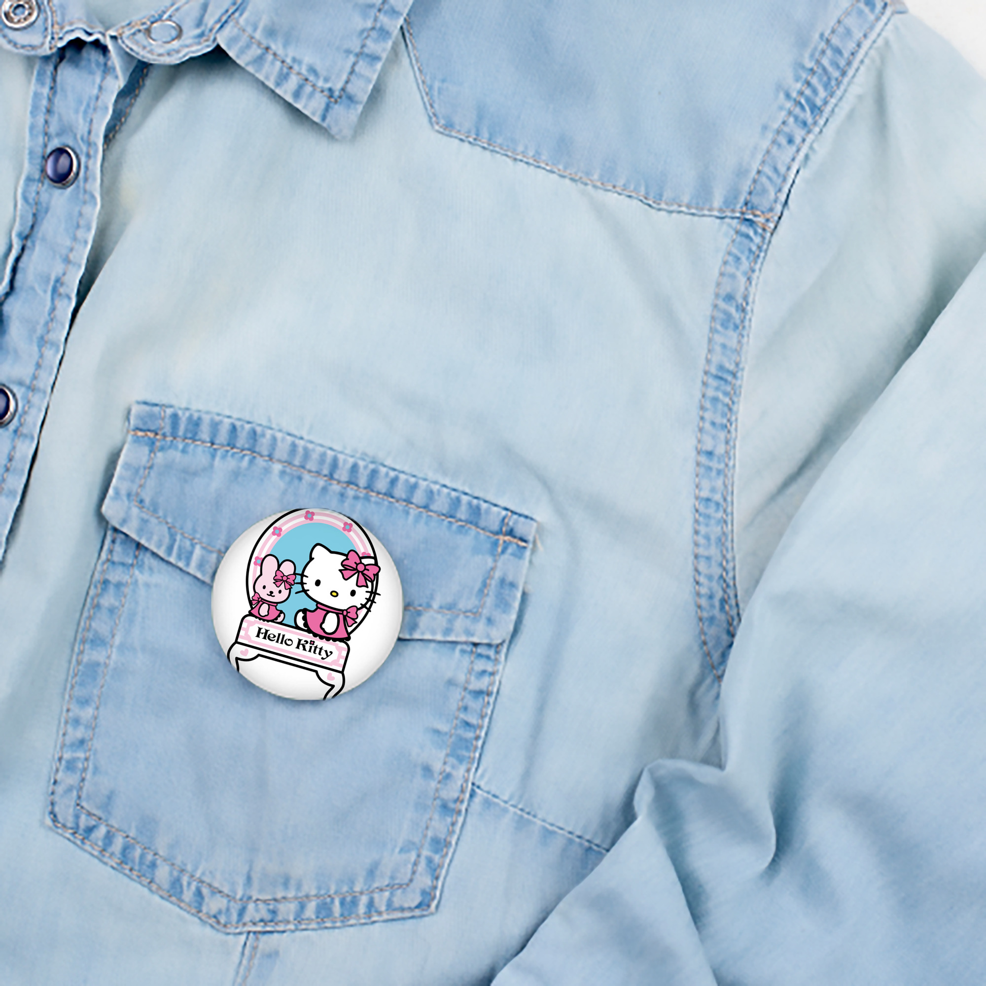 Hello Kitty ハローキティ 6cm 缶バッジ 複数セット
