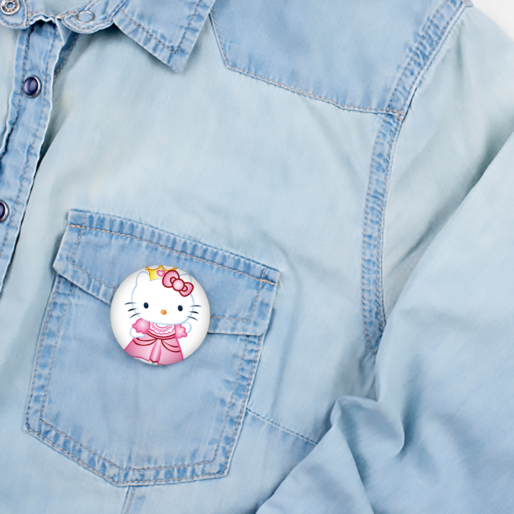 Hello Kitty ハローキティ 6cm 缶バッジ 複数セット