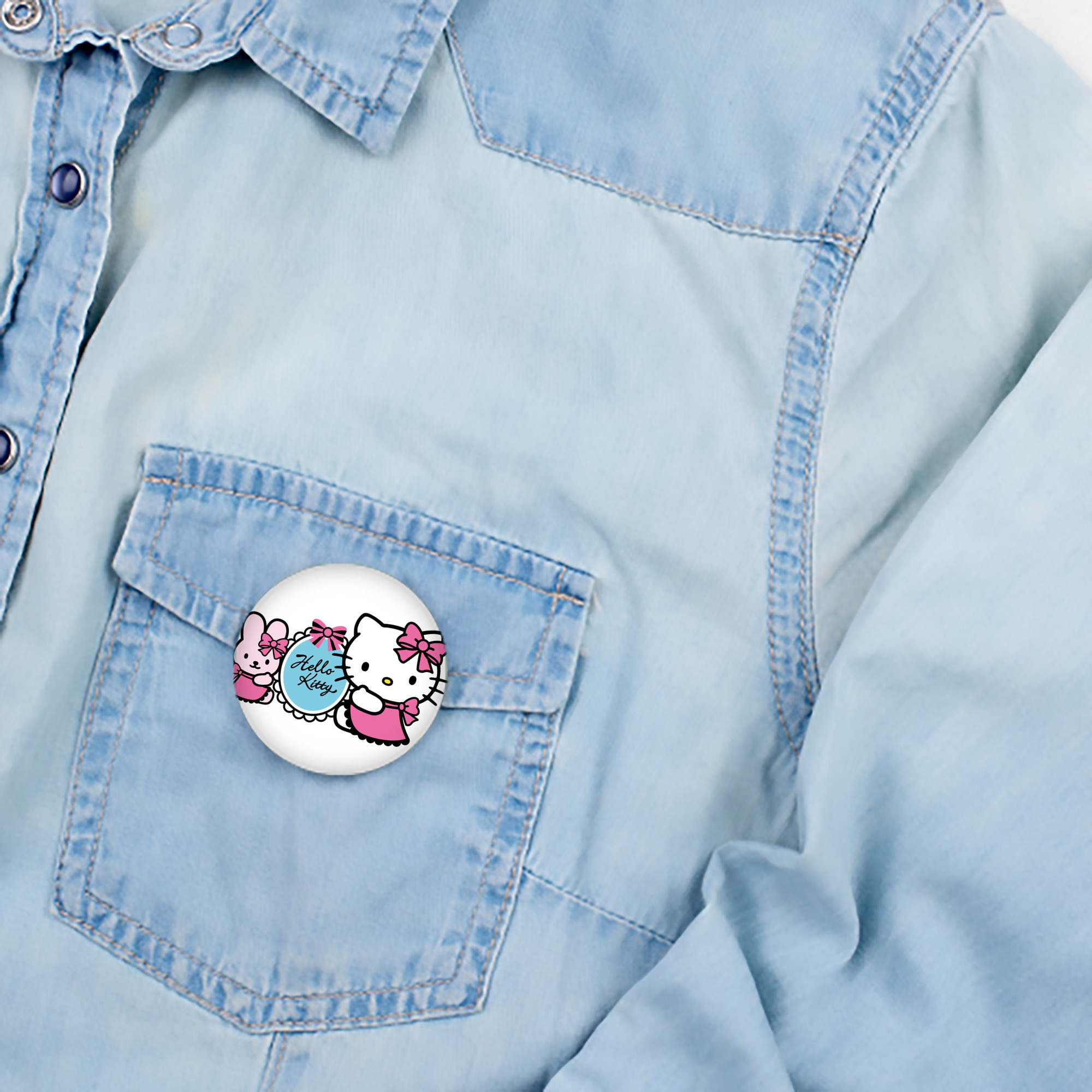 Hello Kitty ハローキティ 6cm 缶バッジ 複数セット