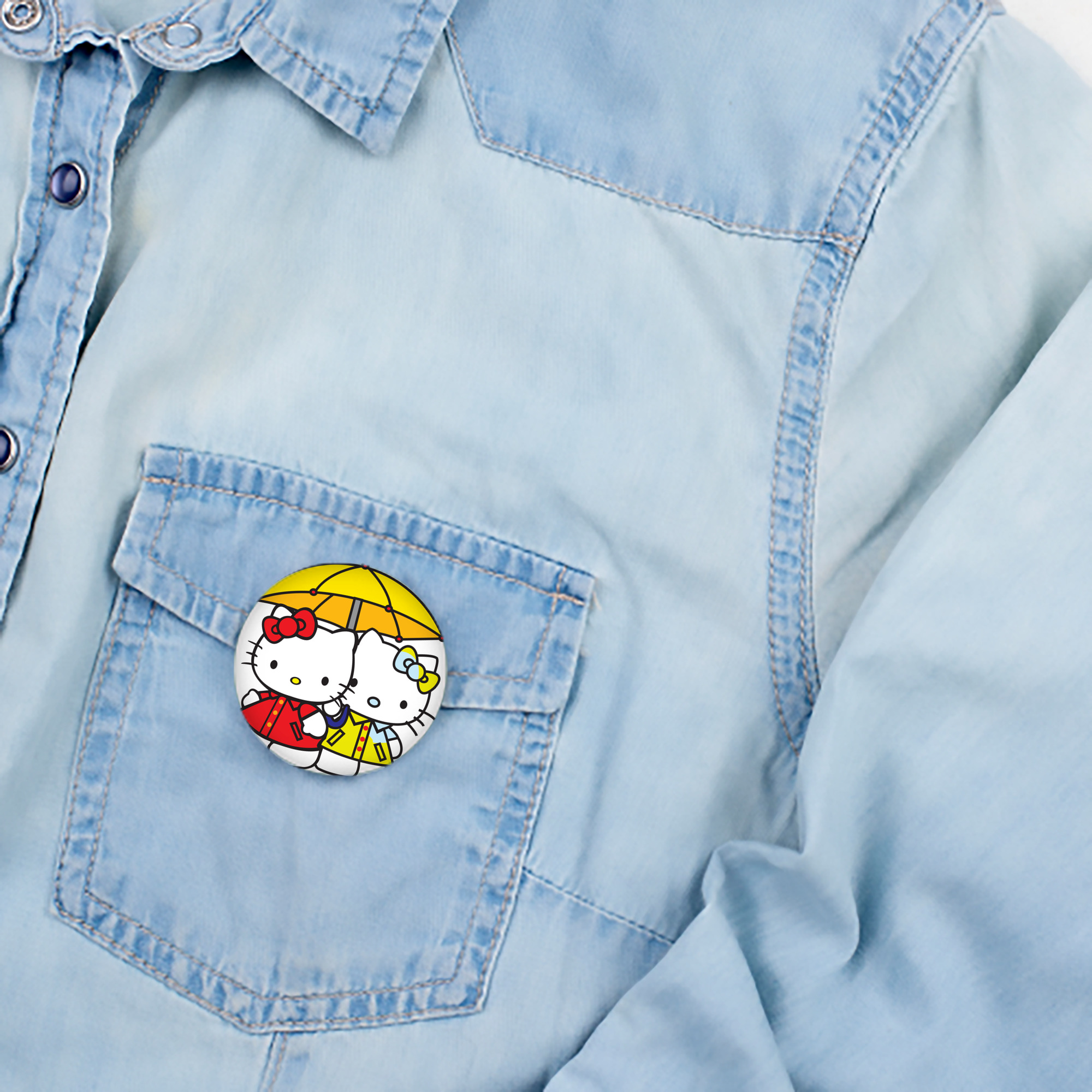 Hello Kitty ハローキティ 6cm 缶バッジ 複数セット