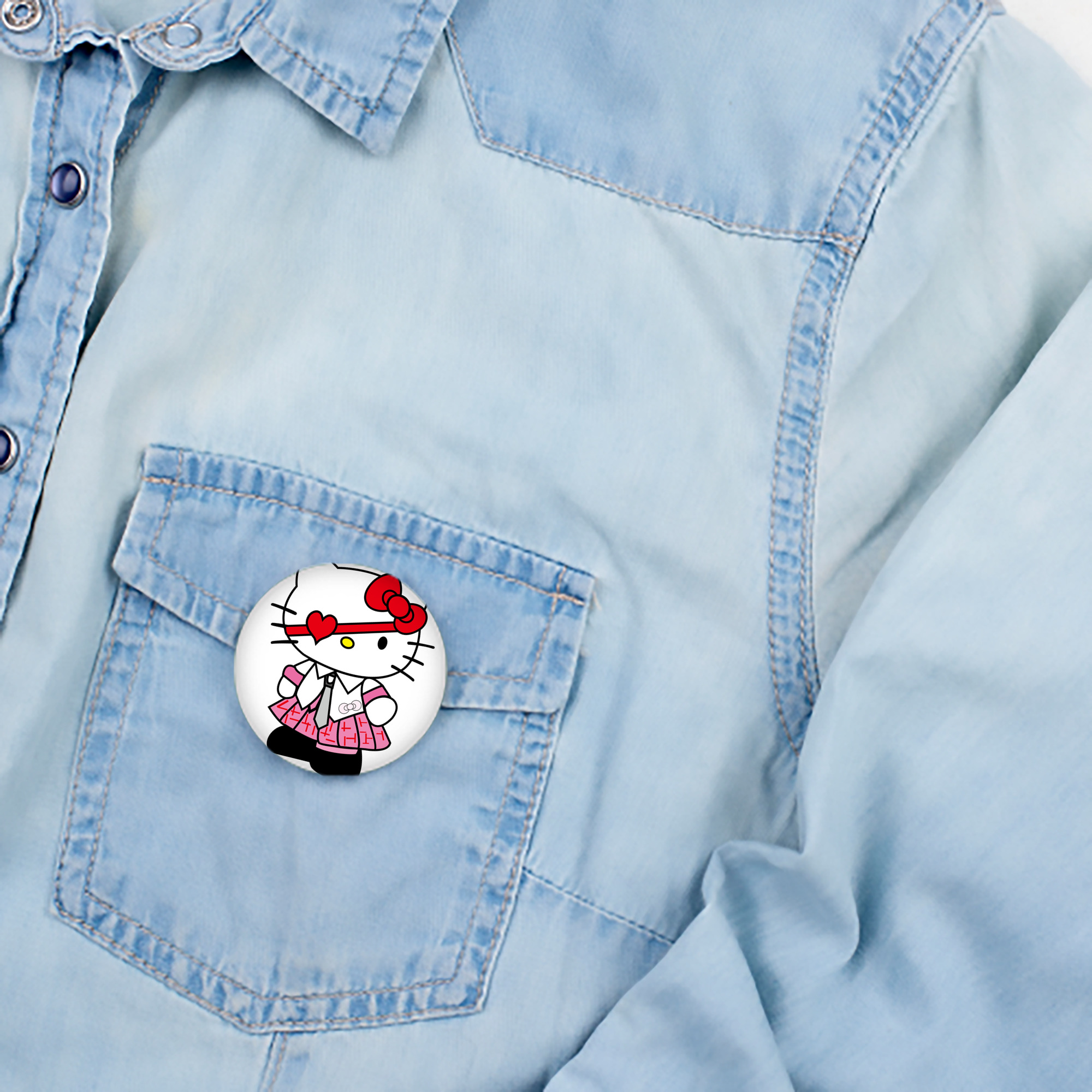 Hello Kitty ハローキティ 6cm 缶バッジ 複数セット