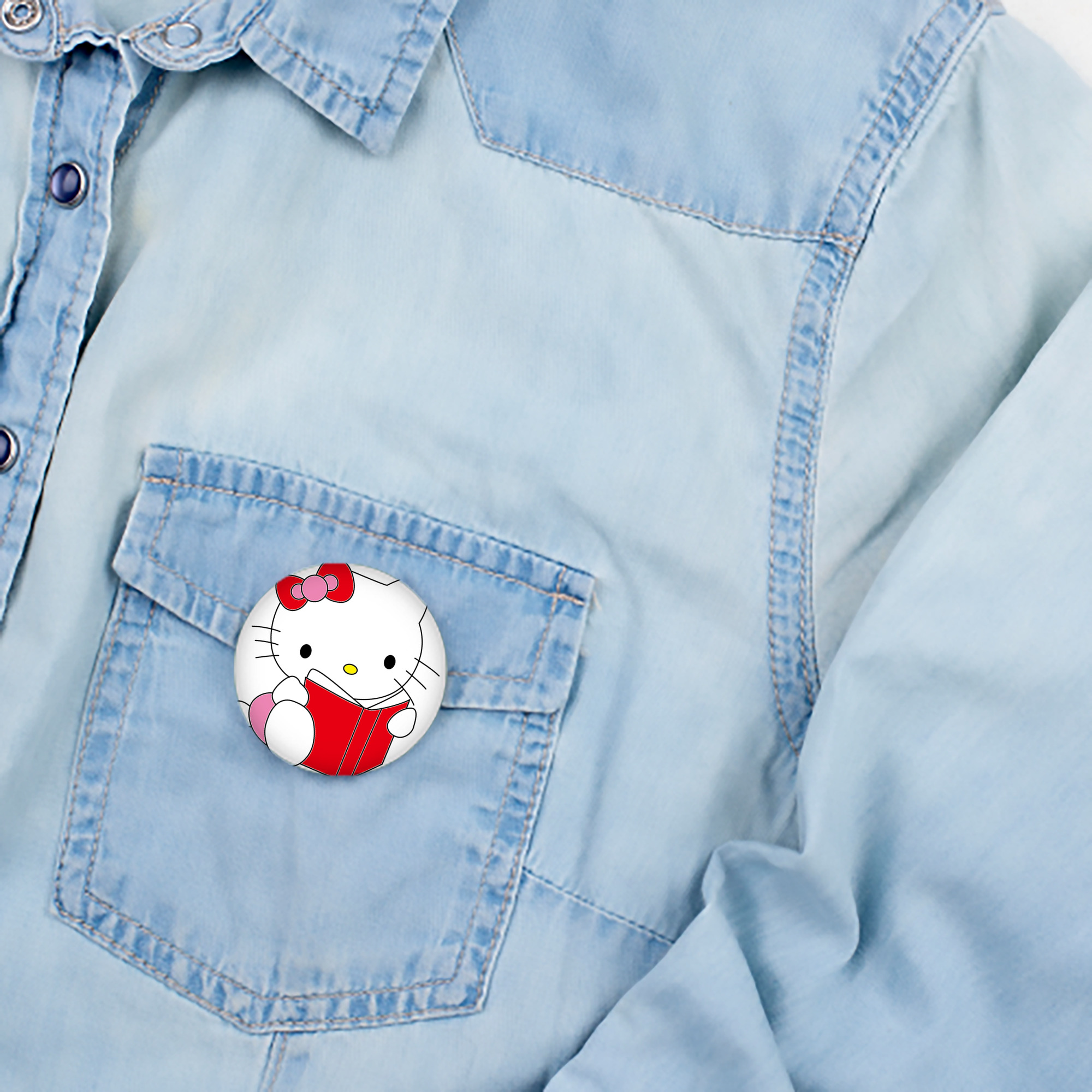Hello Kitty ハローキティ 6cm 缶バッジ 複数セット