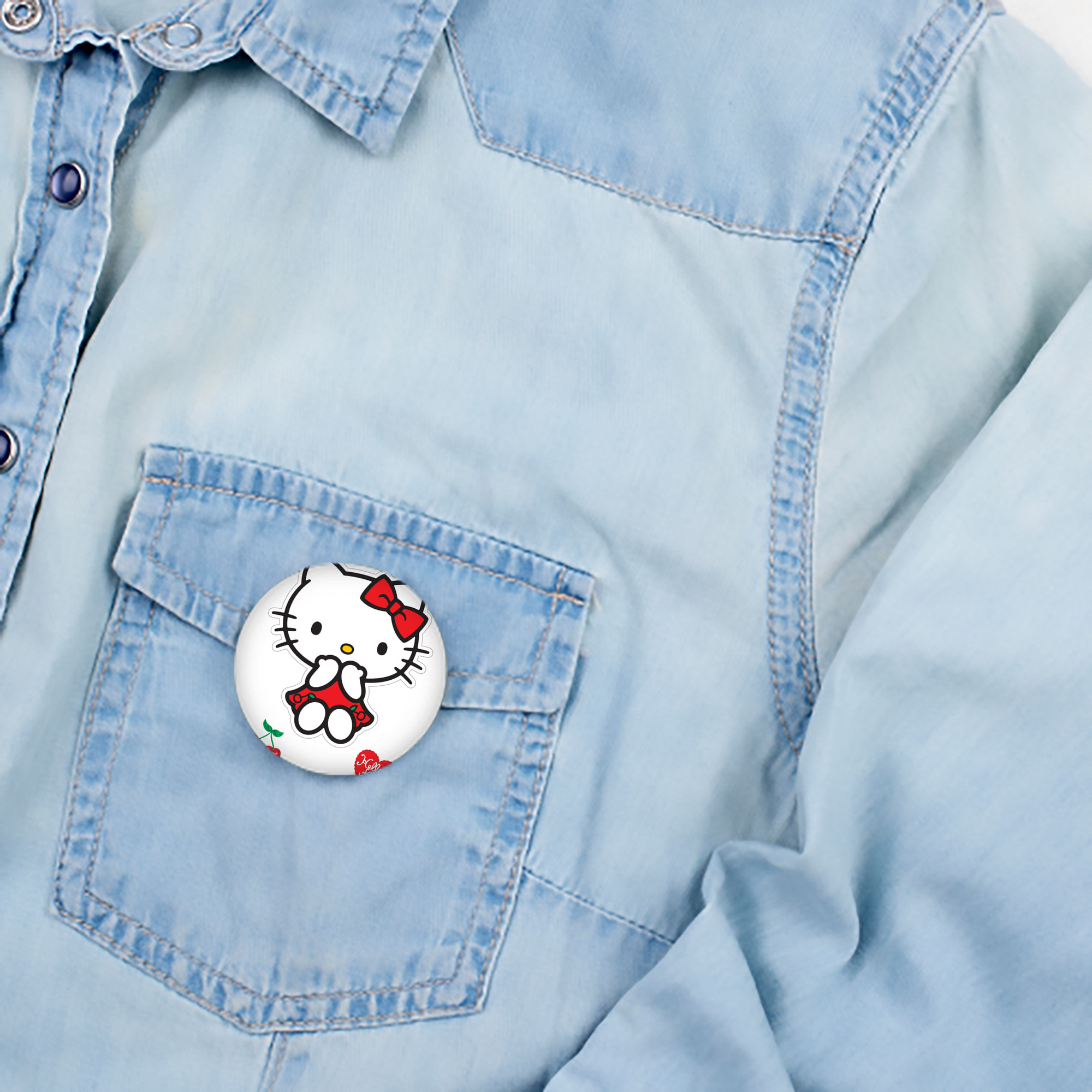 Hello Kitty ハローキティ 6cm 缶バッジ 複数セット