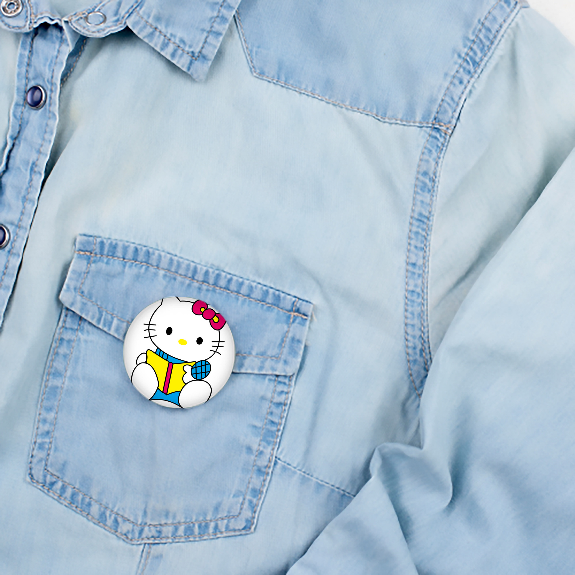 Hello Kitty ハローキティ 6cm 缶バッジ 複数セット