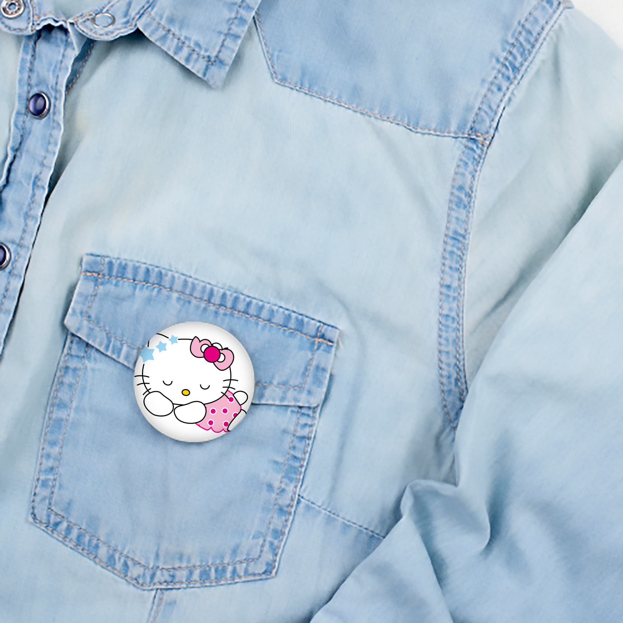 Hello Kitty ハローキティ 6cm 缶バッジ 複数セット