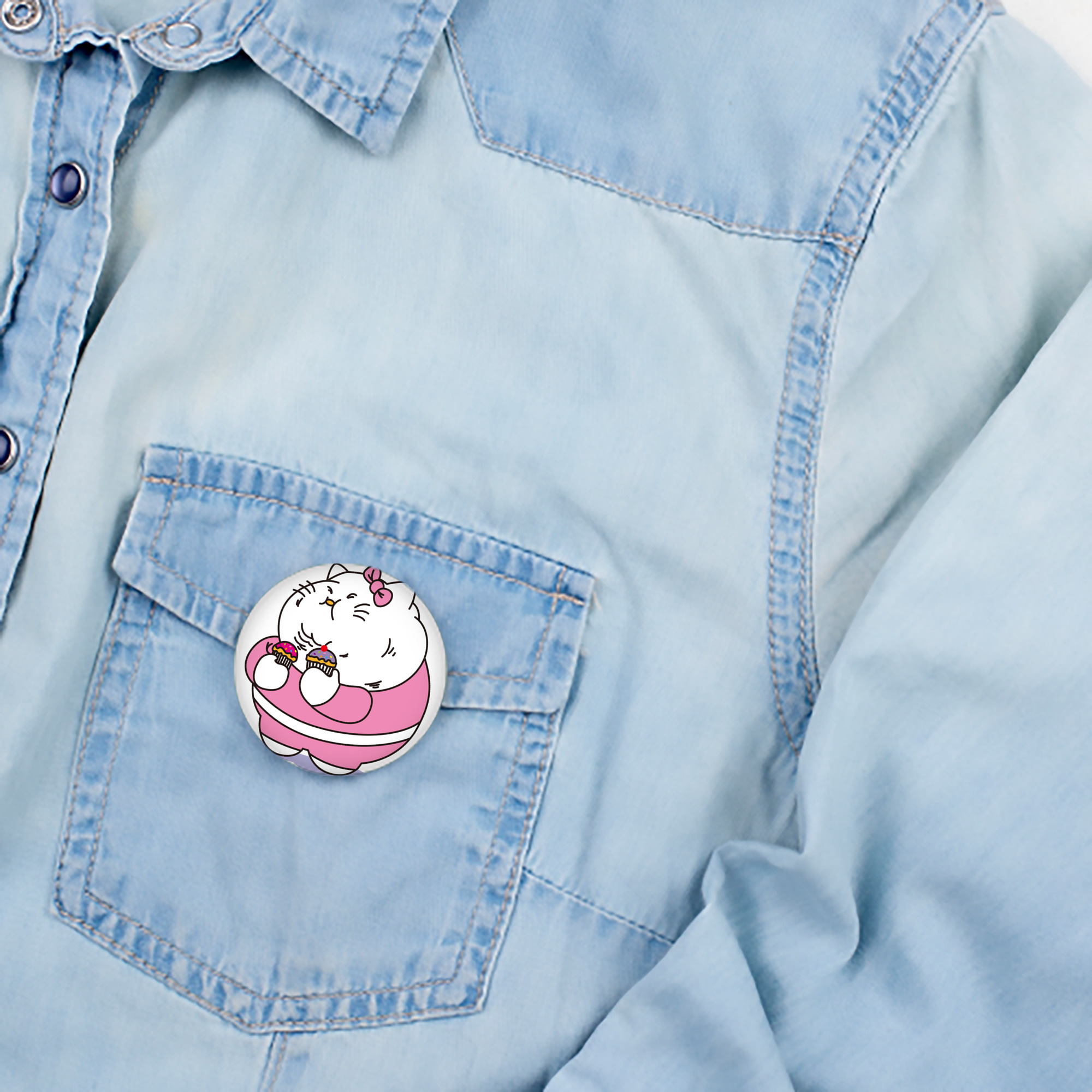 Hello Kitty ハローキティ 6cm 缶バッジ 複数セット