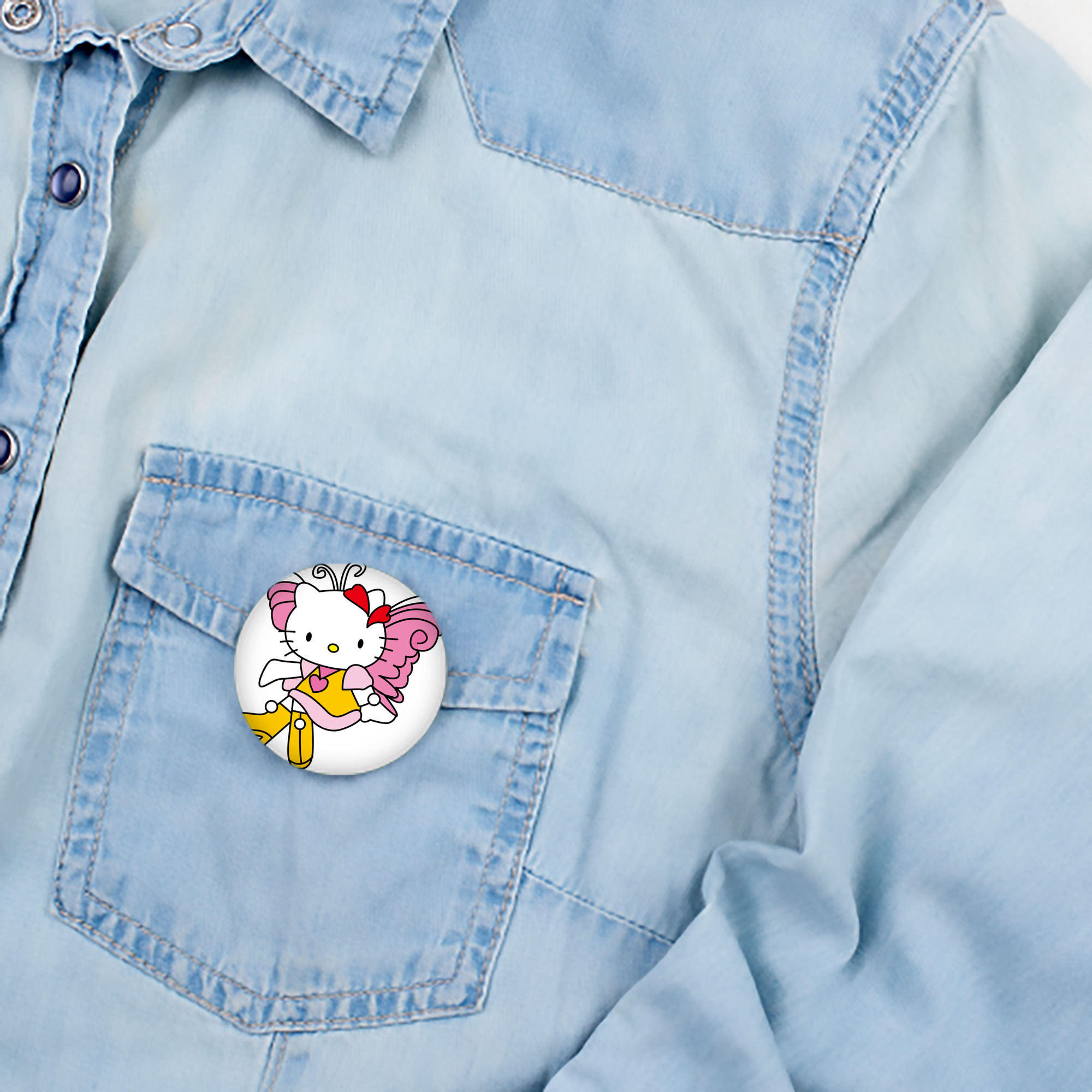 Hello Kitty ハローキティ 6cm 缶バッジ 複数セット