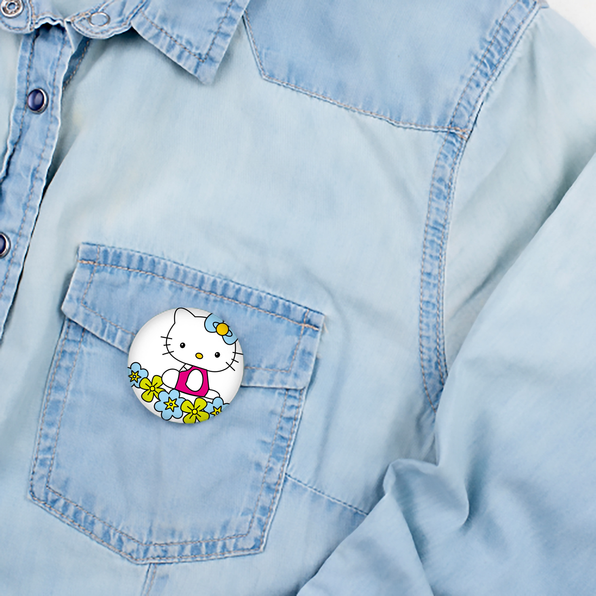 Hello Kitty ハローキティ 6cm 缶バッジ 複数セット