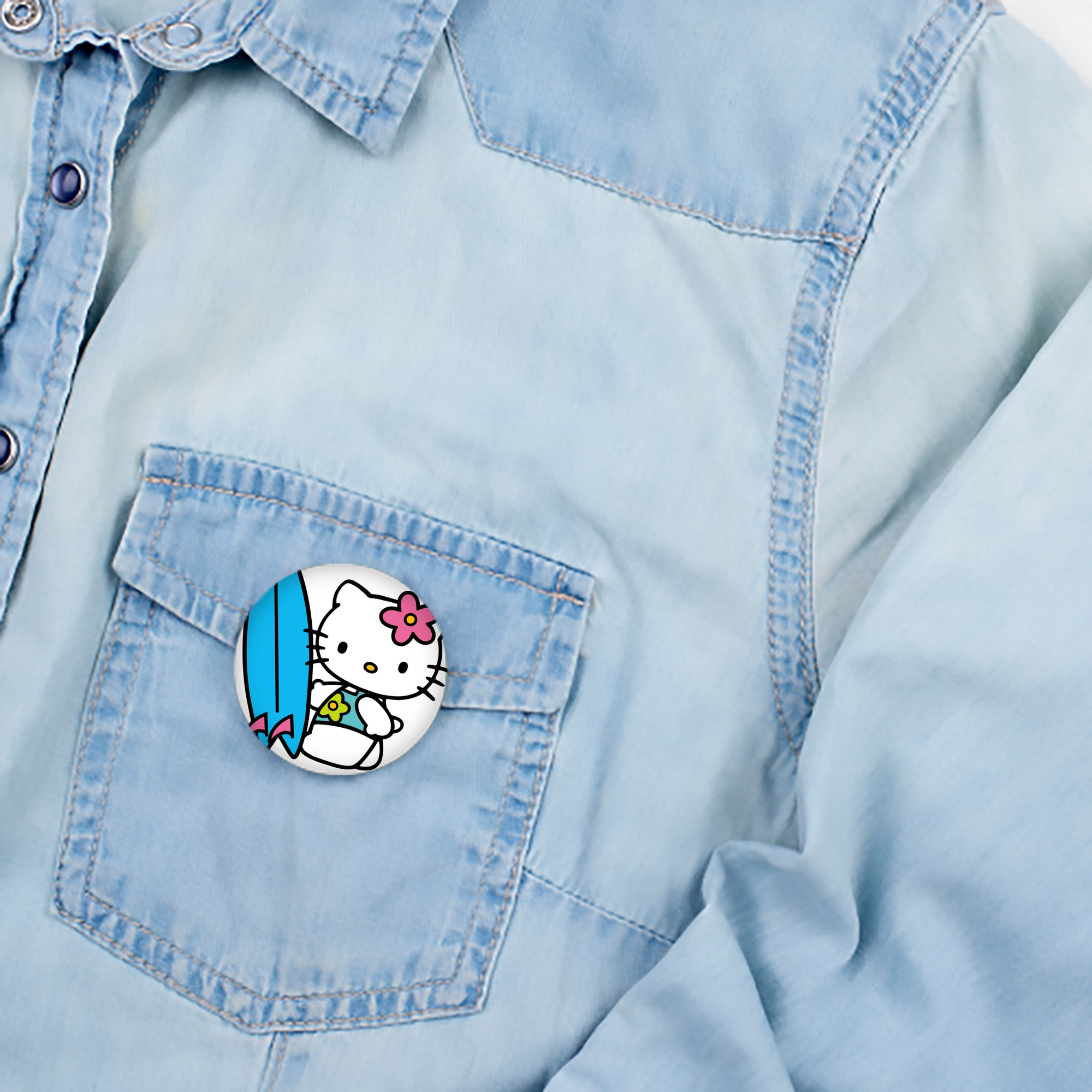 Hello Kitty ハローキティ 6cm 缶バッジ 複数セット